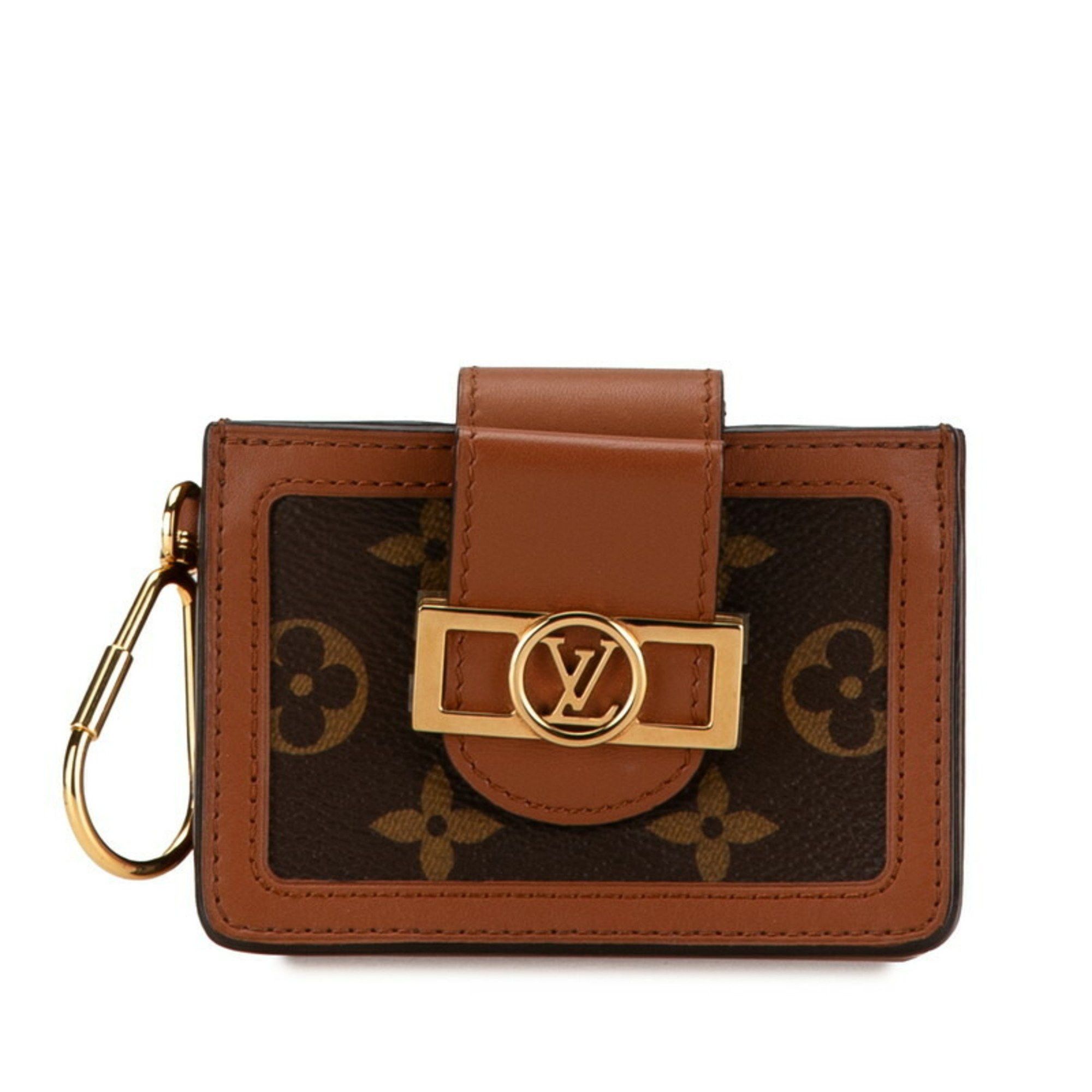 Louis Vuitton Louis Vuitton Monogram Reverse Dauphine Multicart Card Case M68751 Brown PVC Leather Women's LOUIS VUITTON Size ONE SIZE - 1 Thumbnail