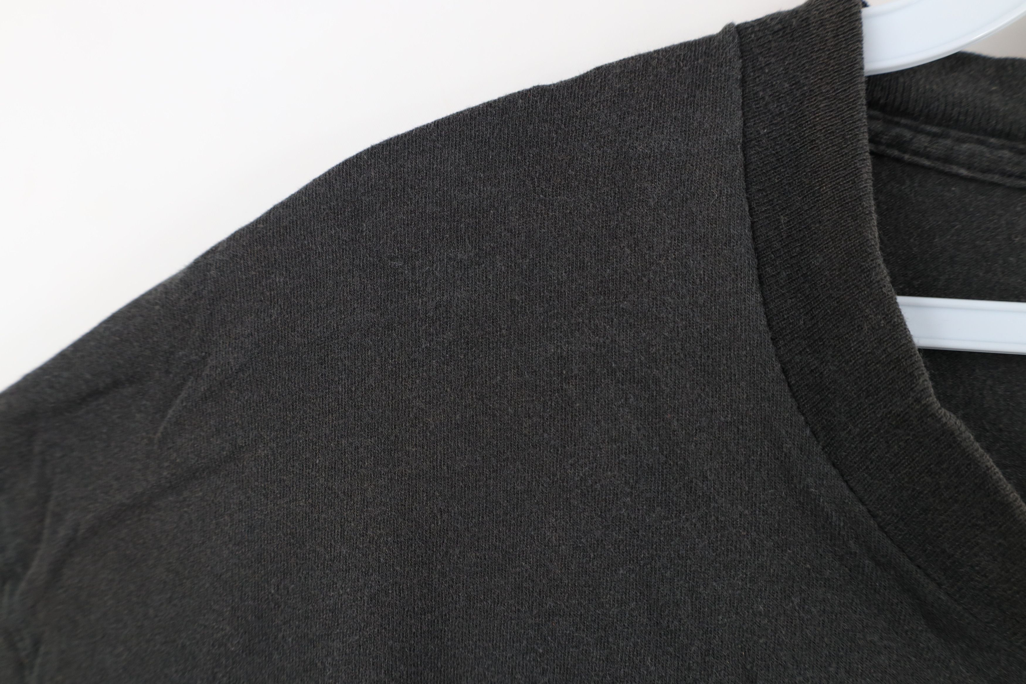 Vintage Vintage 90s Streetwear Faded Cotton Pocket T-Shirt Black USA Size US XL / EU 56 / 4 - 7 Thumbnail