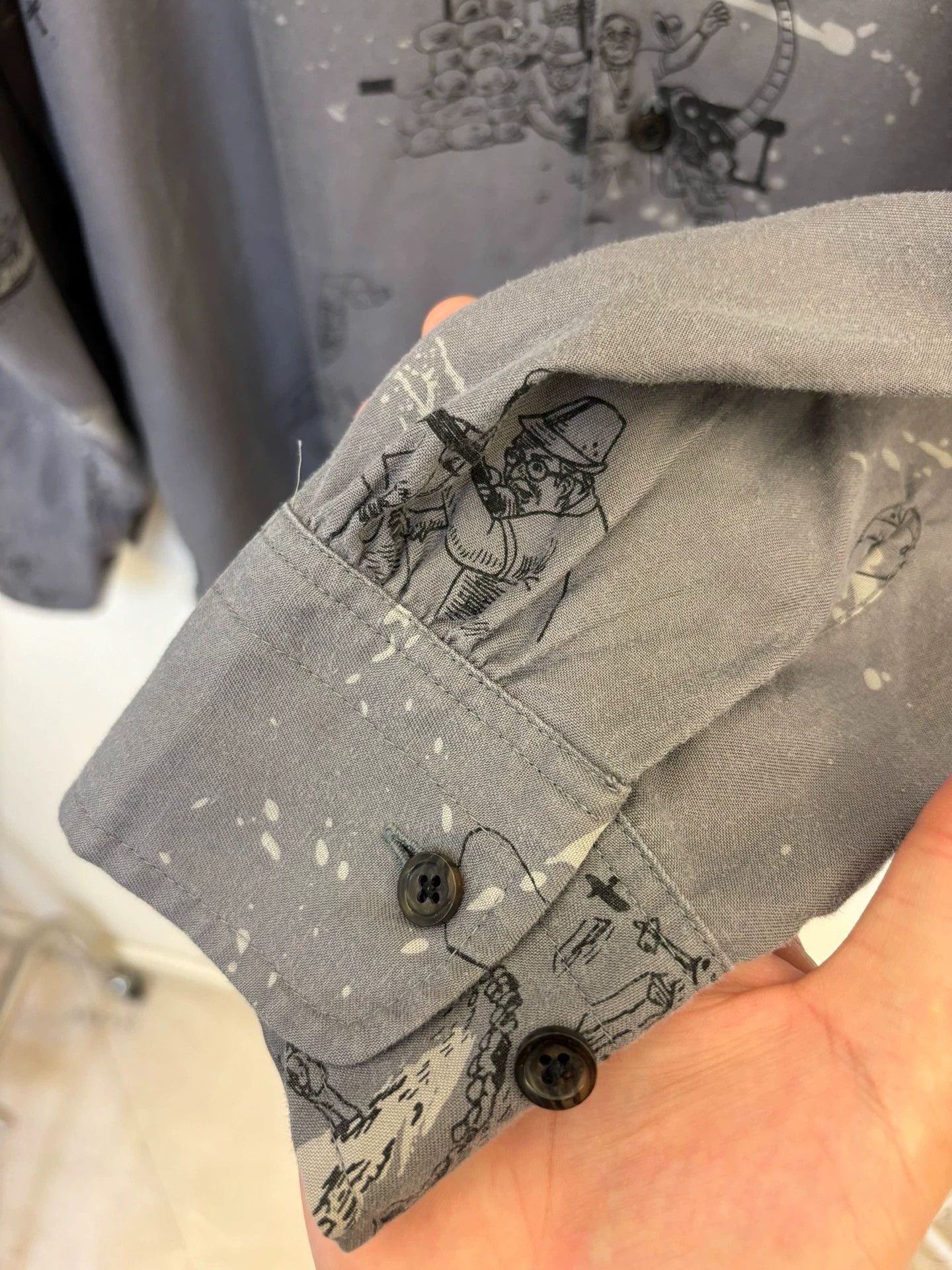 Porter Porter Classic LS Printed Oversized Shirt L Worn Size US L / EU 52-54 / 3 - 6 Thumbnail