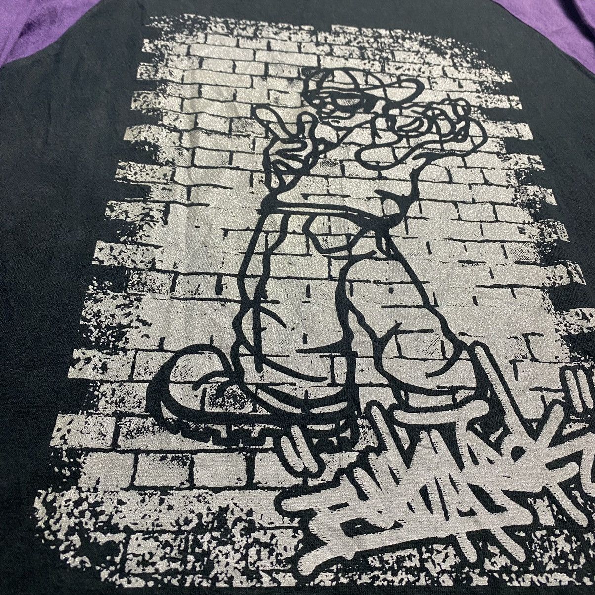 JNCO × Japanese Brand Grass Hither Graffiti Funky Jeck Design Longsleeve Tshirt Size US M / EU 48-50 / 2 - 4 Thumbnail