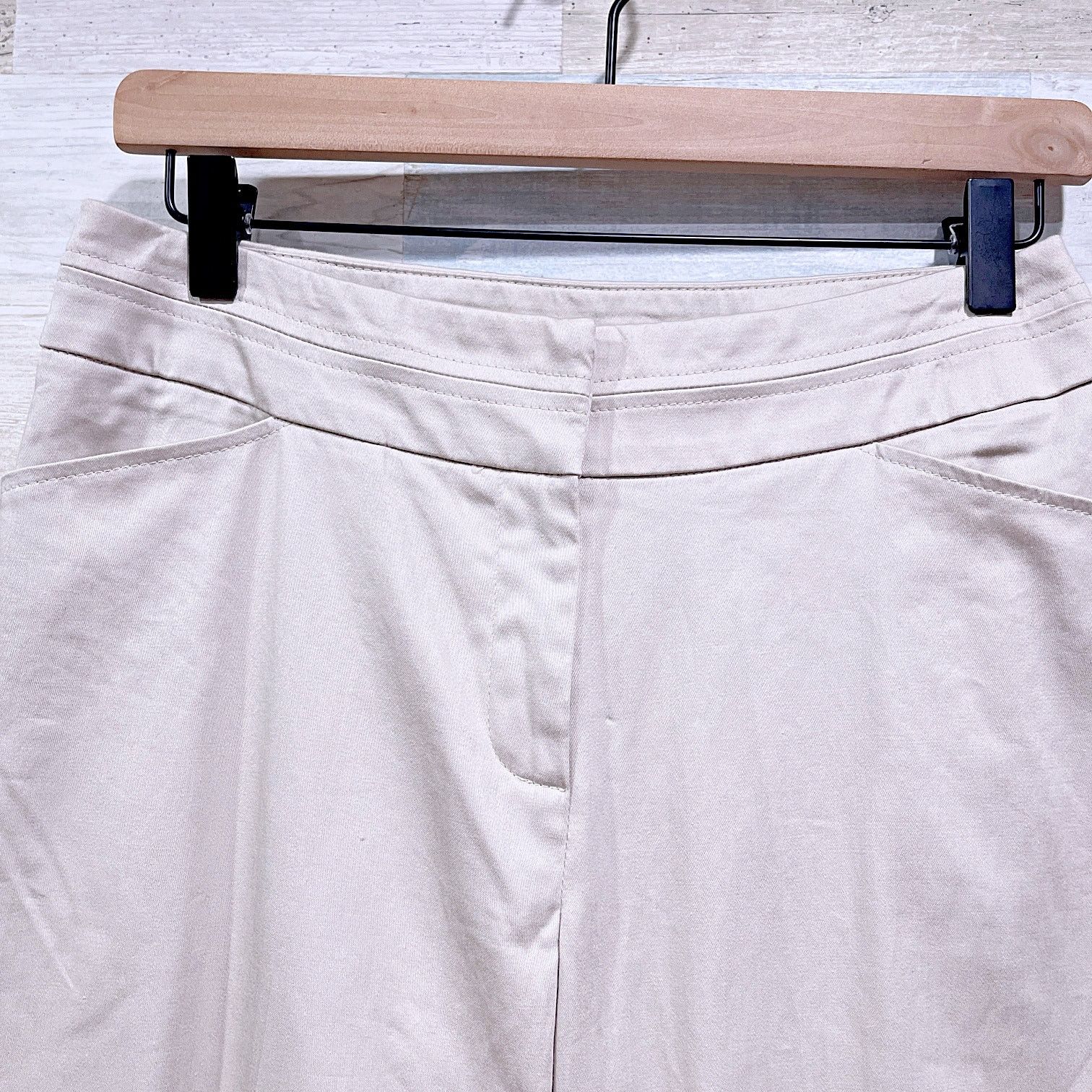 Other Soft Surroundings Vintage Chino Pants Beige Straight Leg 4 Size 27" / US 4 / IT 40 - 2 Thumbnail