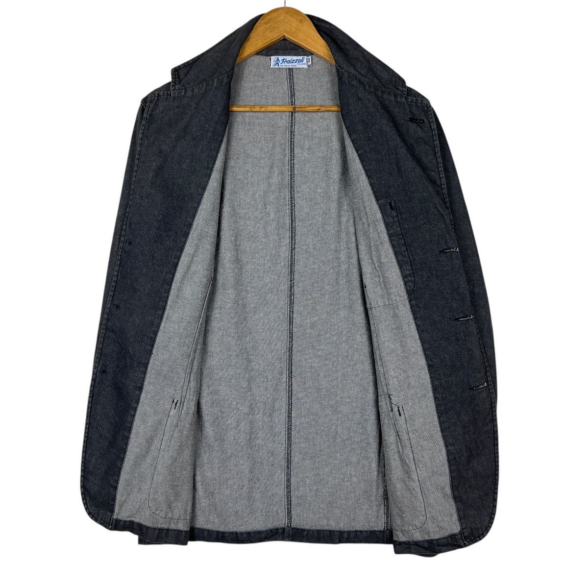 Vintage 🔥 Vintage Fraizzoli Milano Work Chore Jacket Made In Italy Size US M / EU 48-50 / 2 - 9 Thumbnail