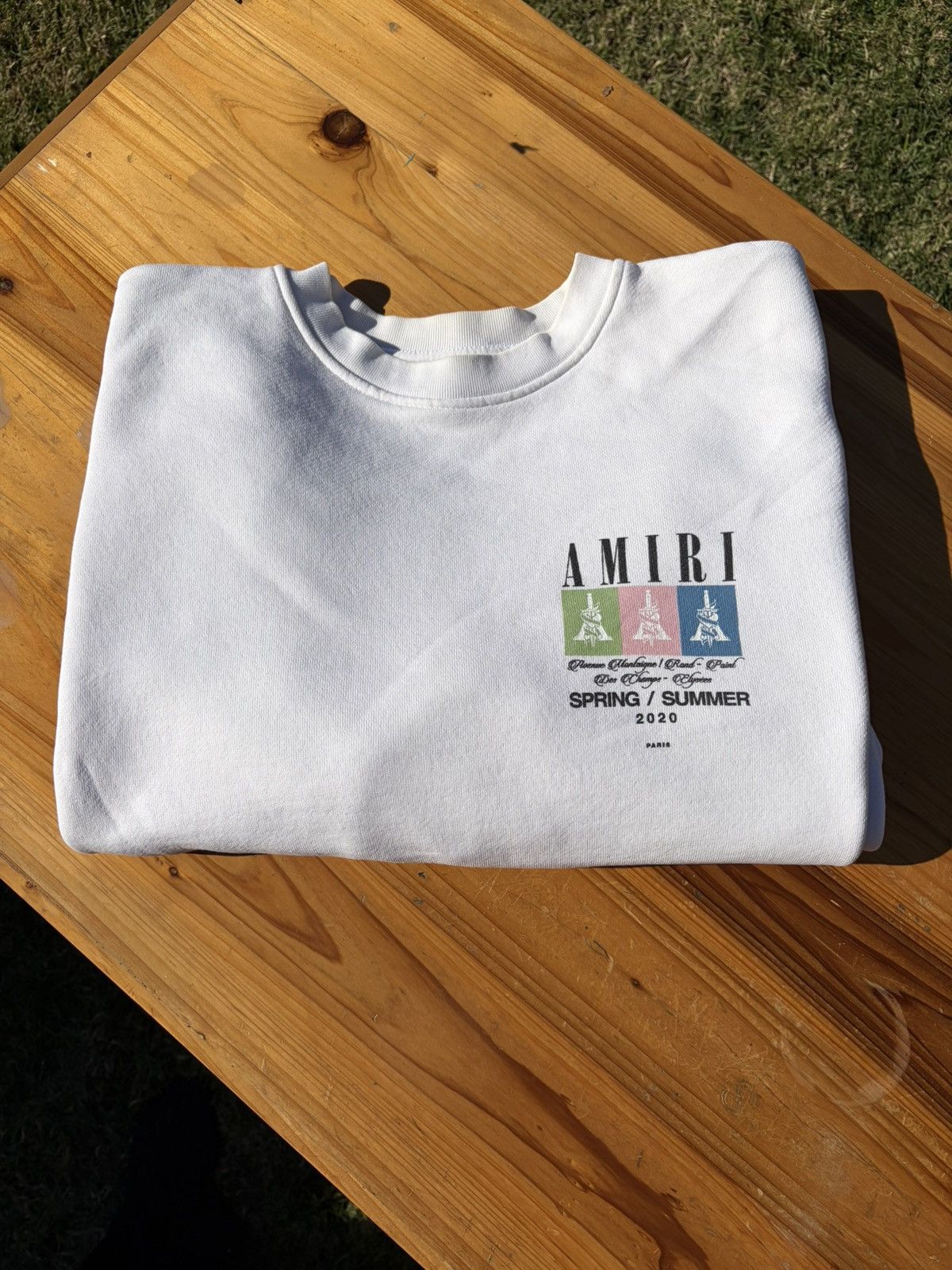 Amiri Amiri Spring/Summer 2020 Paris Sweatshirt Size US M / EU 48-50 / 2 - 2 Thumbnail