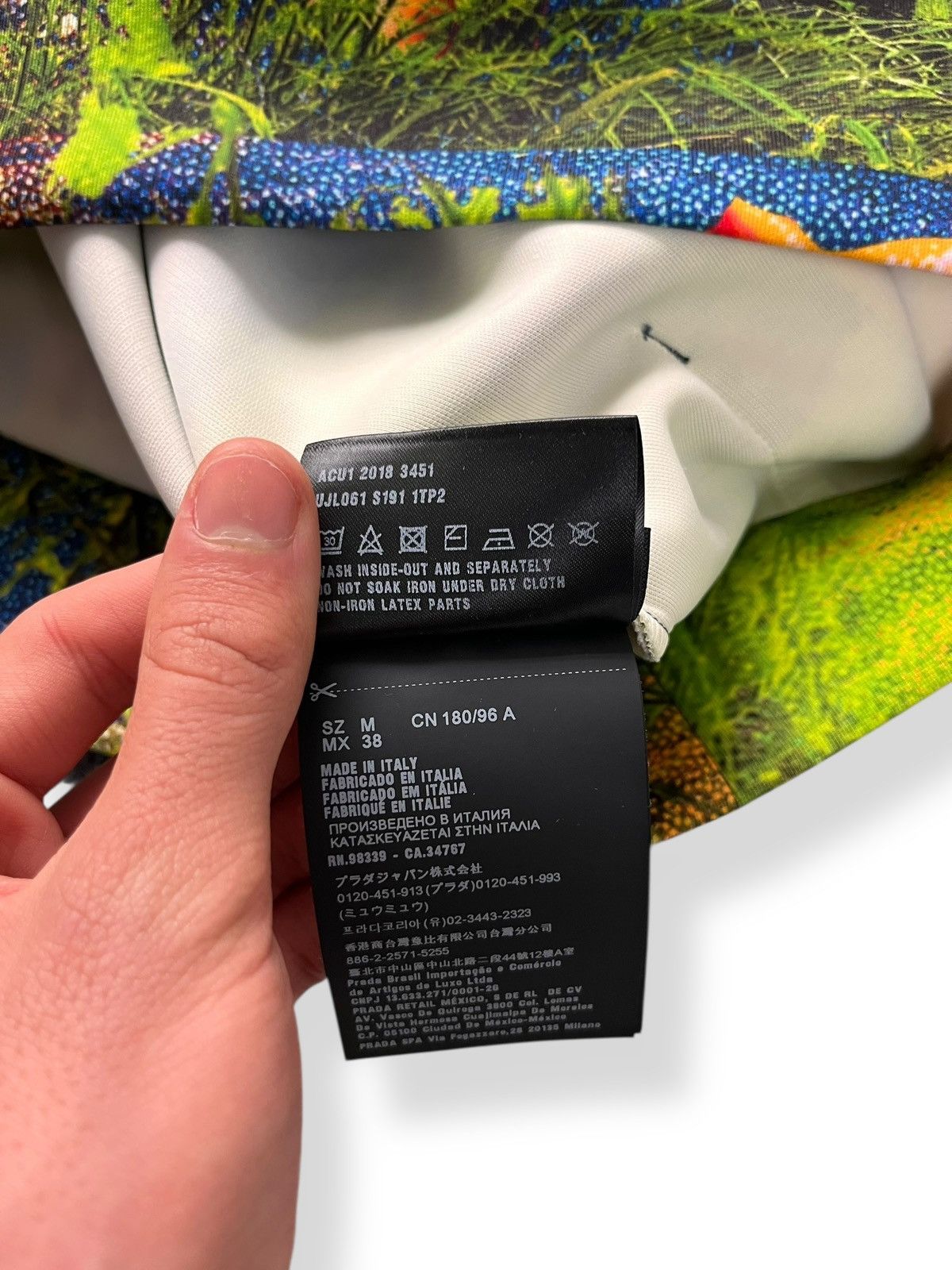 Prada SS19 Psychedelic Hoodie