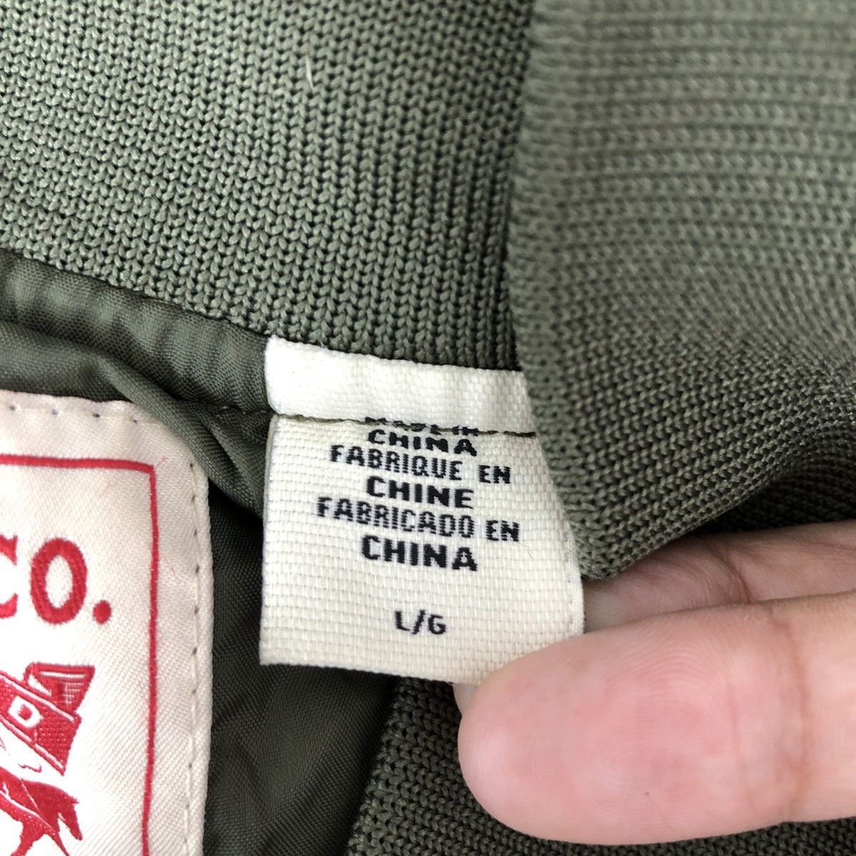 Levi's LEVI’S Bomber Jacket Quilted Green Color Size L Size US L / EU 52-54 / 3 - 7 Thumbnail