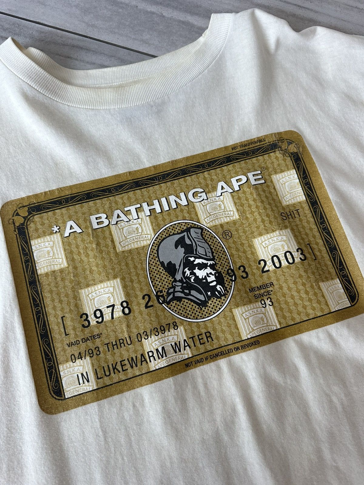 Bape 2003 a bathing ape ex class amex t shirt Size US L / EU 52-54 / 3 - 2 Thumbnail