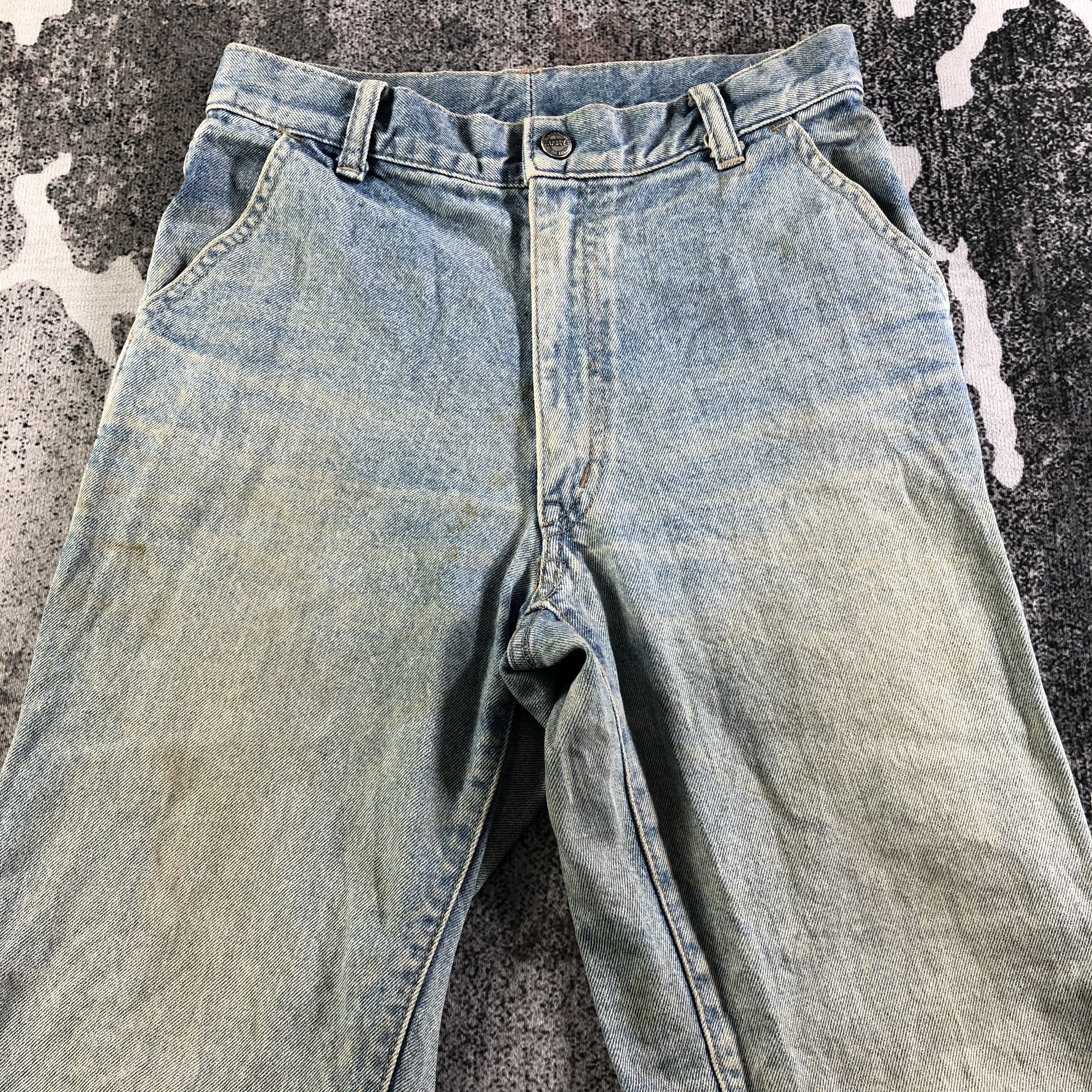 Japanese Brand Vintage 80s Japaanese Jeans Faded Blue Denim KJ2999 Size US 28 / EU 44 - 3 Thumbnail