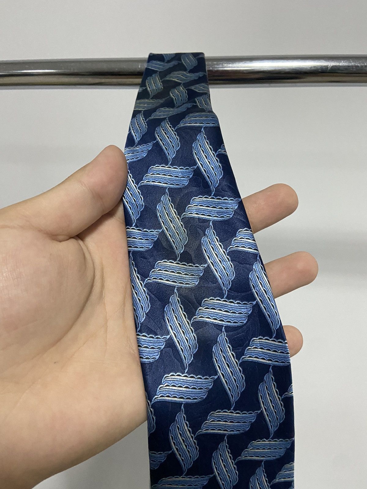 Lanvin × Vintage Lanvin Paris Tie Vintage Luxury Made in France patterns Size ONE SIZE - 7 Thumbnail