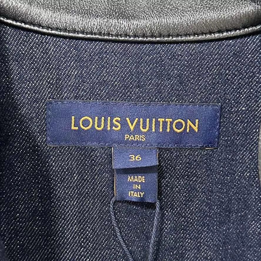 Louis Vuitton LV 3D Monogram Flocked All-Over Print Denim Jacket Size XS / US 0-2 / IT 36-38 - 4 Thumbnail