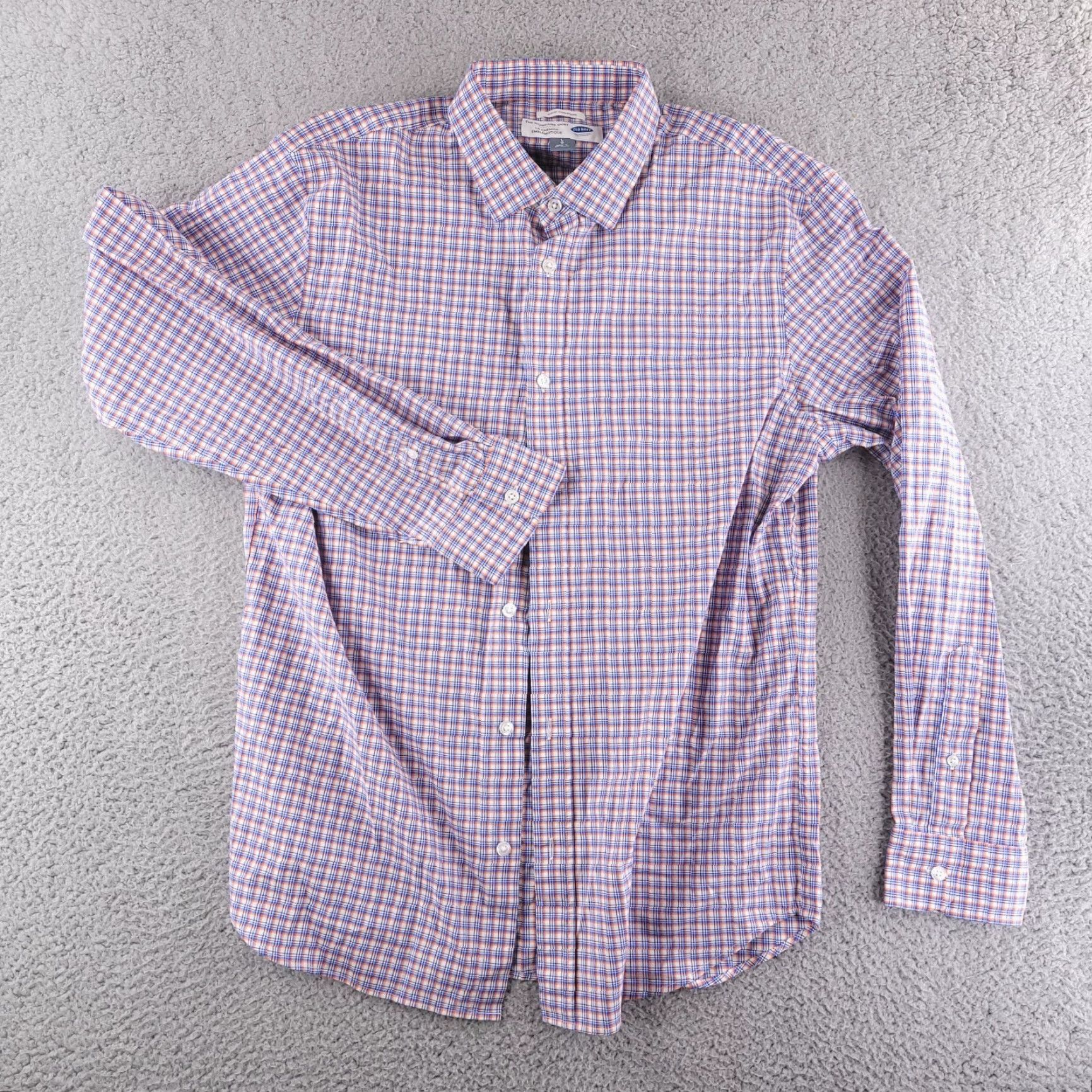 Old Navy VINTAGE Old Navy Shirt Mens Large Check Slim Fit Long Sleeve Button Signature Shirt Size US L / EU 52-54 / 3 - 2 Thumbnail