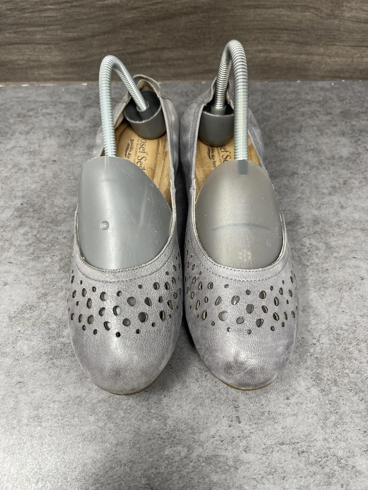 JOSEF SEIBAL Josef Seibel Pippa Ballet Flats Womens Size 7 (38) Grey Size US 7 / IT 37 - 3 Thumbnail