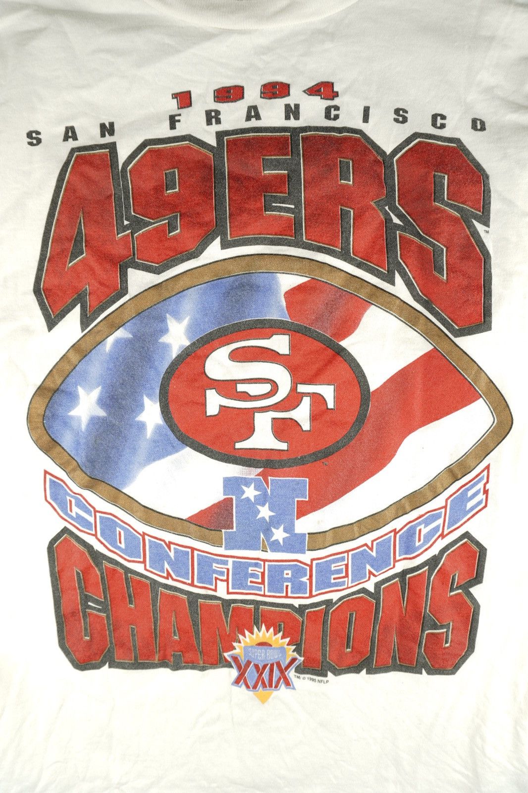 Starter Vtg Starter 49ers Champions Super Bowl XXIX 90s Oversized Size US XL / EU 56 / 4 - 6 Thumbnail