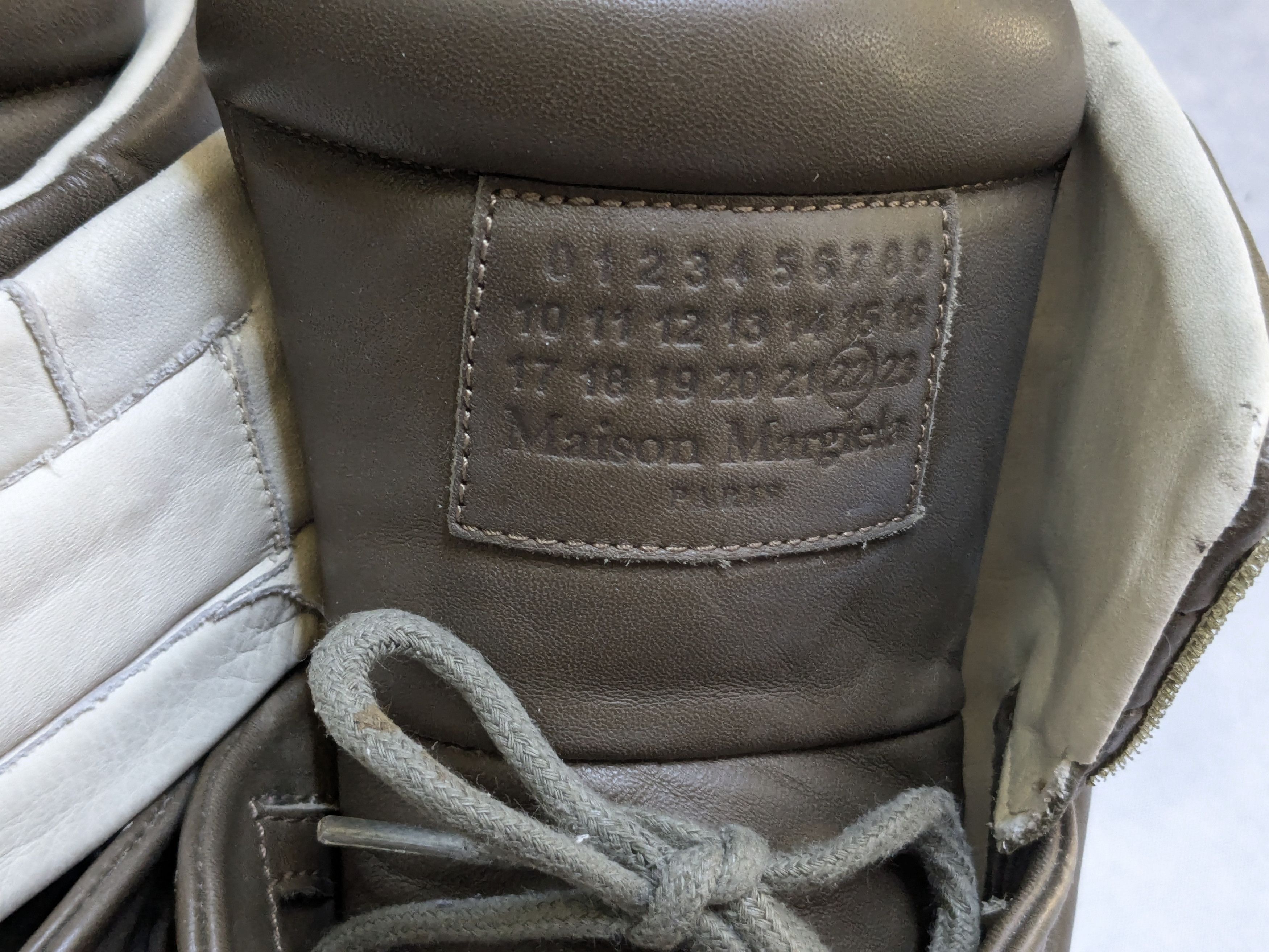 Maison Margiela Maison Margiela Future Olive Green 10 43 Leather High Tops Size US 10 / EU 43 - 6 Thumbnail
