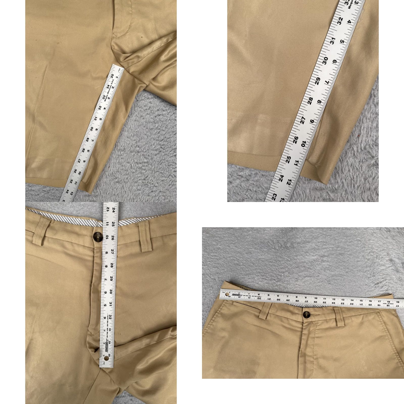 Tommy Hilfiger Tommy Hilfiger Shorts Mens 36 Chino Flat Front Stretch Casual Beige Size US 36 / EU 52 - 8 Thumbnail
