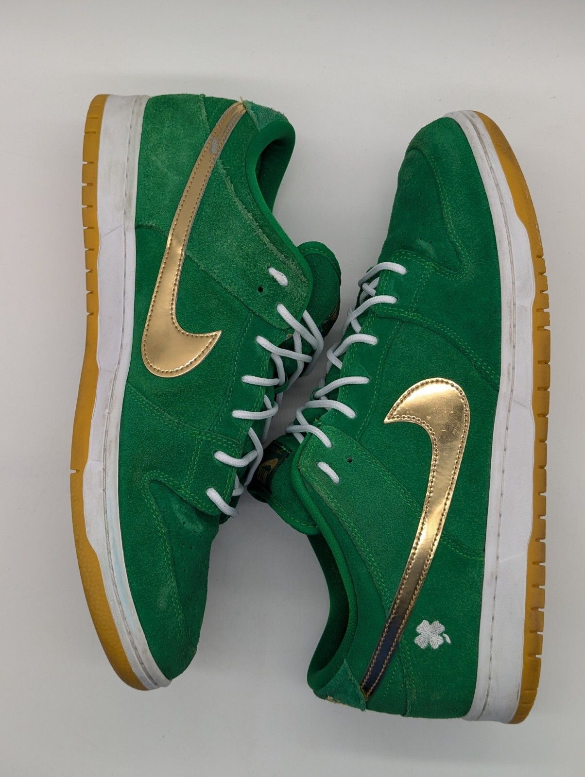 Nike Nike SB Dunk Low St. Patrick's Day Mens 13 Green BQ6817-303 Size US 13 / EU 46 - 4 Thumbnail