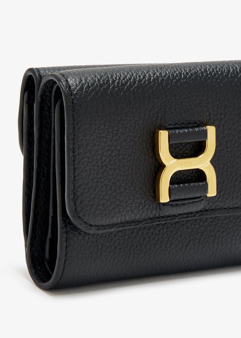 Chloe oc11z0625 Size: OS / Small Marcie Tri-Fold Wallet in Black Size ONE SIZE - 2 Thumbnail