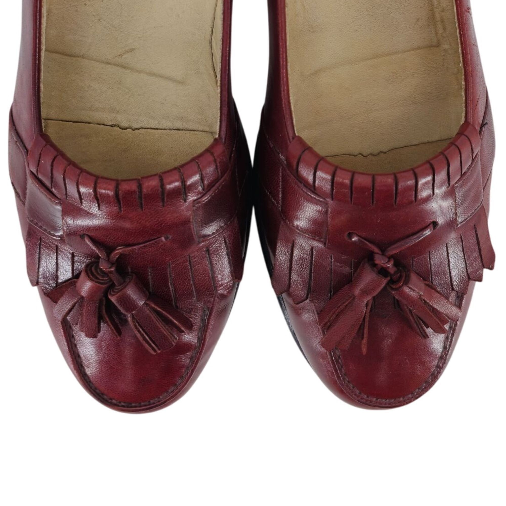 Bragano Vintage Bragano Cole Haan Burgundy Leather Dress Shoes Men 9 Size US 9 / EU 42 - 10 Thumbnail