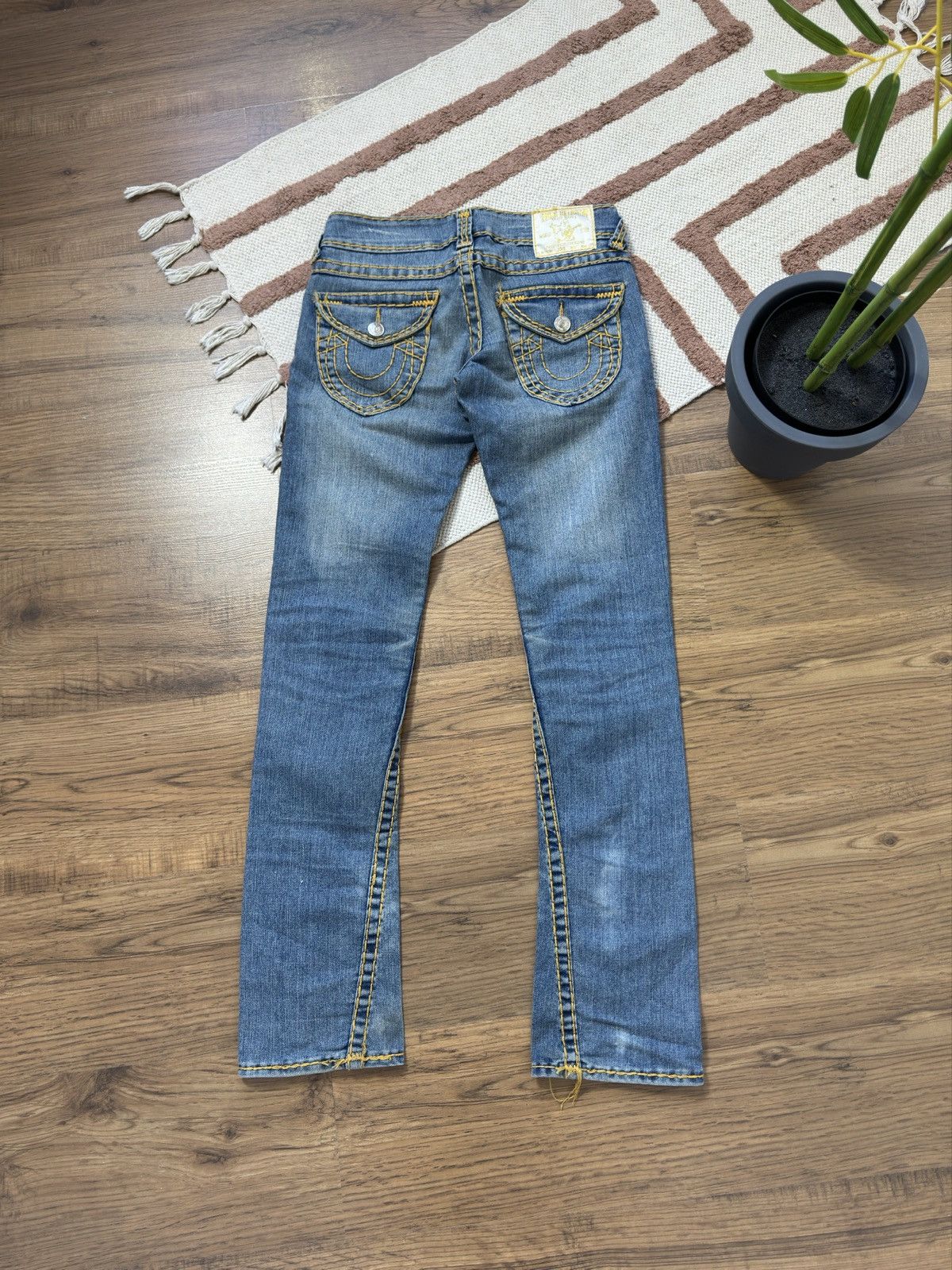 True Religion TRUE RELIGION DENIM CONTRAST STITCH JEANS SKINI PANTS Size 25" / US 0 / IT 36 - 1 Thumbnail