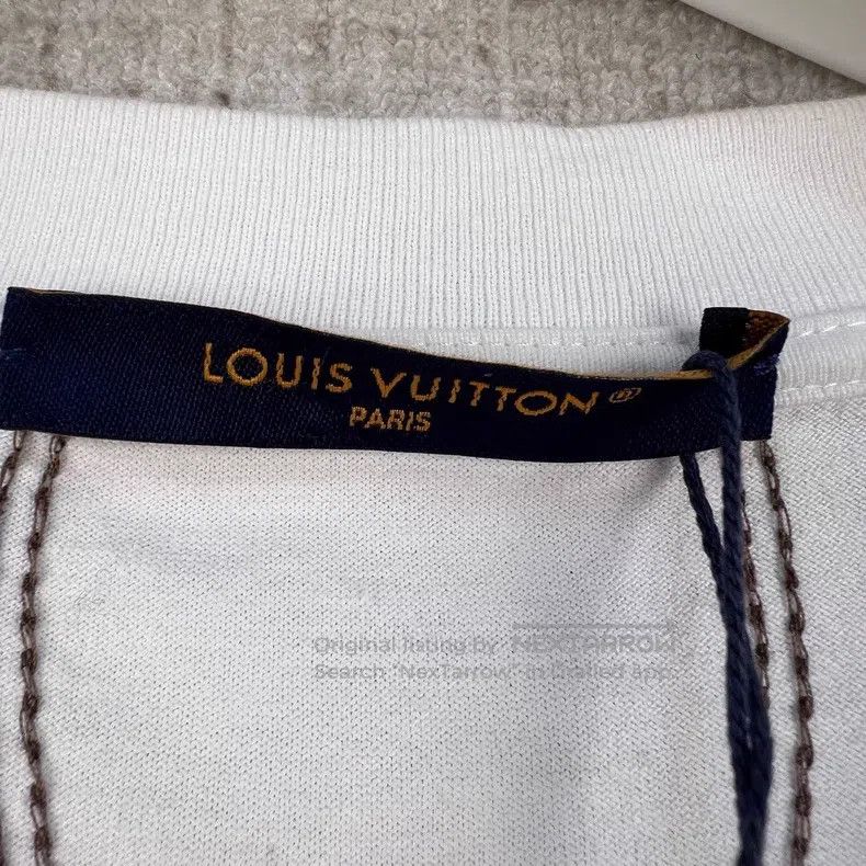 Louis Vuitton Louis Vuitton FW24 Large Logo Letter Embroidered Crew Neck Size US XXL / EU 58 / 5 - 4 Thumbnail