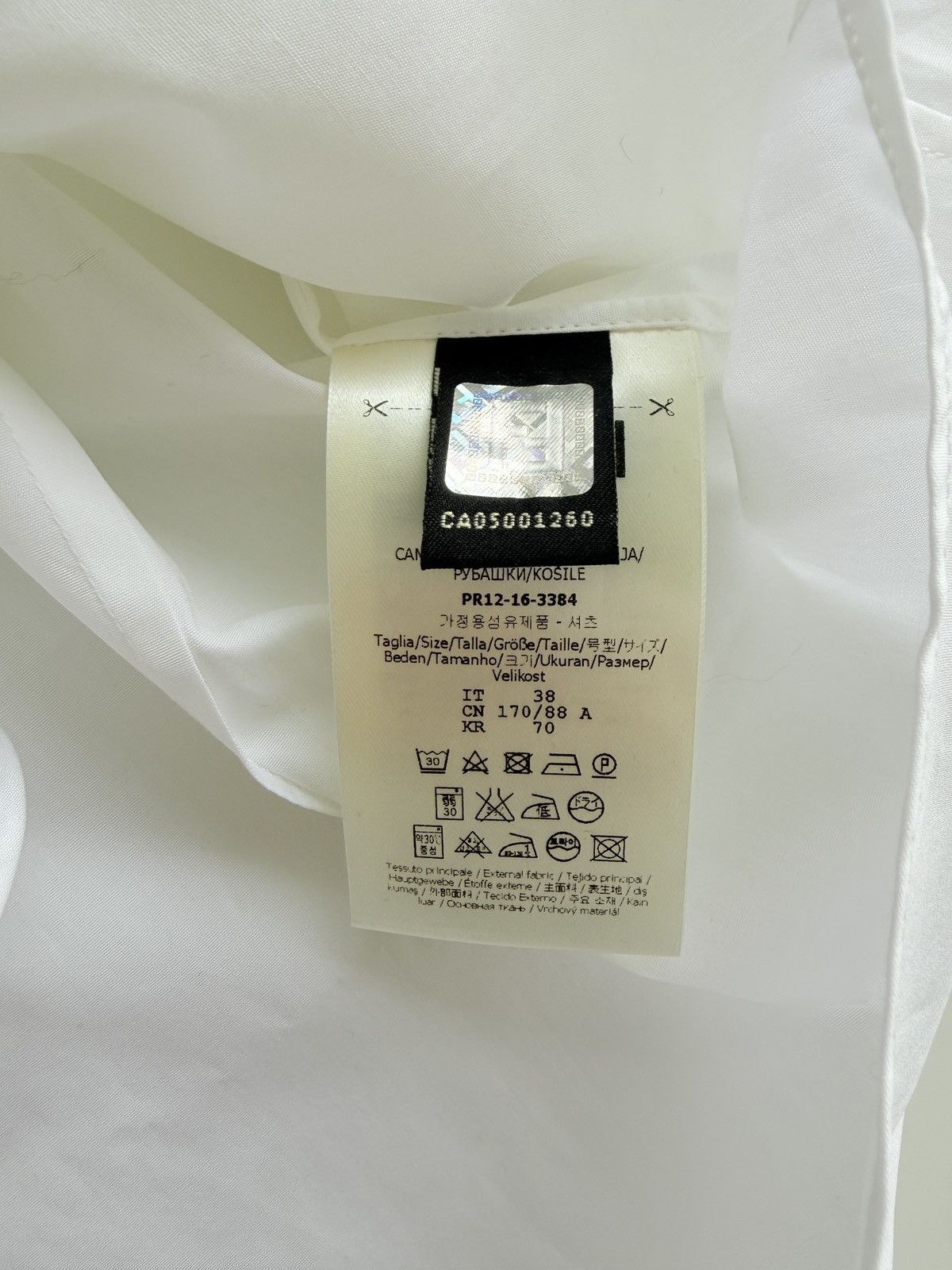 Fendi Fendi White Cotton Poplin Shirt NWT - Slim Fit - IT 38 Size US S / EU 44-46 / 1 - 5 Thumbnail