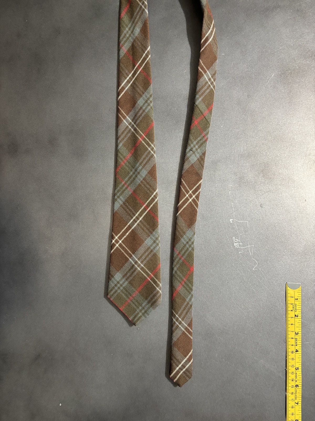 Vintage Made in Scotland Vintage Wool Tie Necktie Plaid Size ONE SIZE - 10 Thumbnail