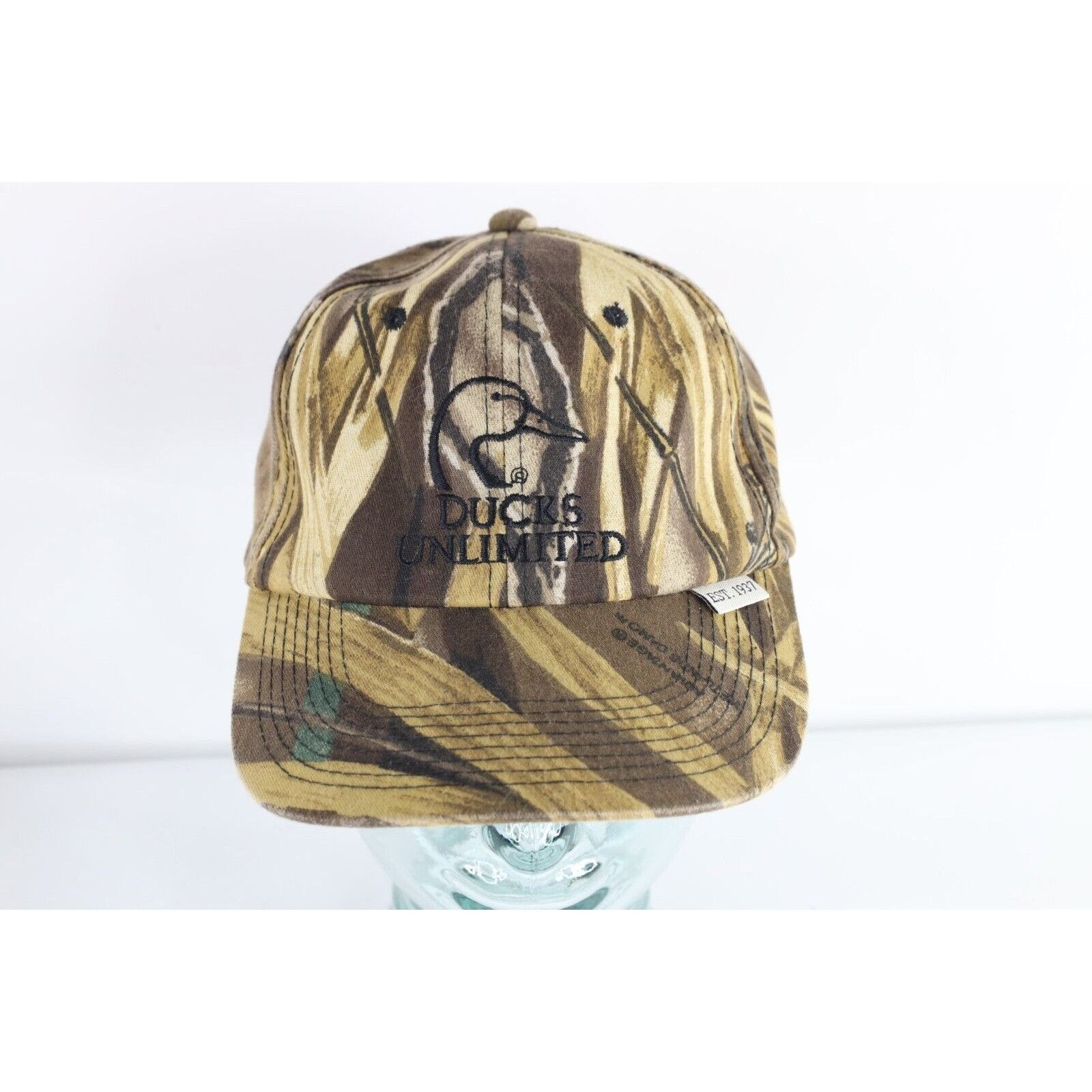 Vintage Vintage Ducks Unlimited Wetlands Camouflage Hat Size ONE SIZE - 1 Thumbnail