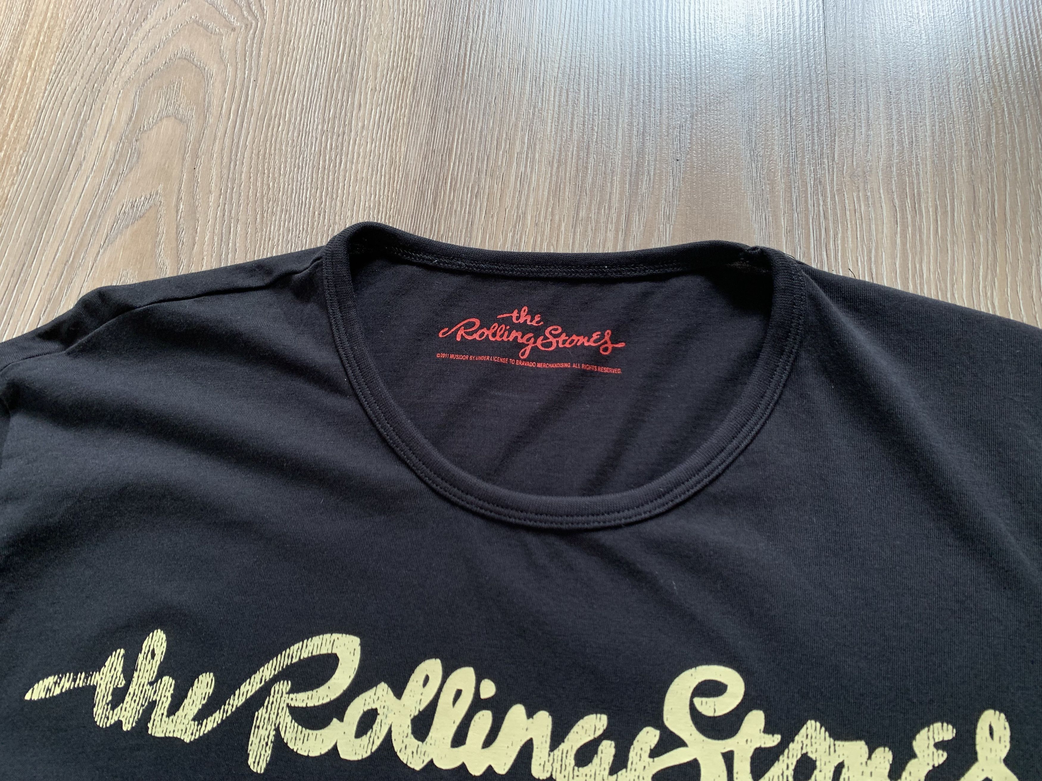 Band Tees × The Rolling Stones × Vintage The Rolling Stones Vintage 2011 T-Shirt Size US L / EU 52-54 / 3 - 6 Thumbnail
