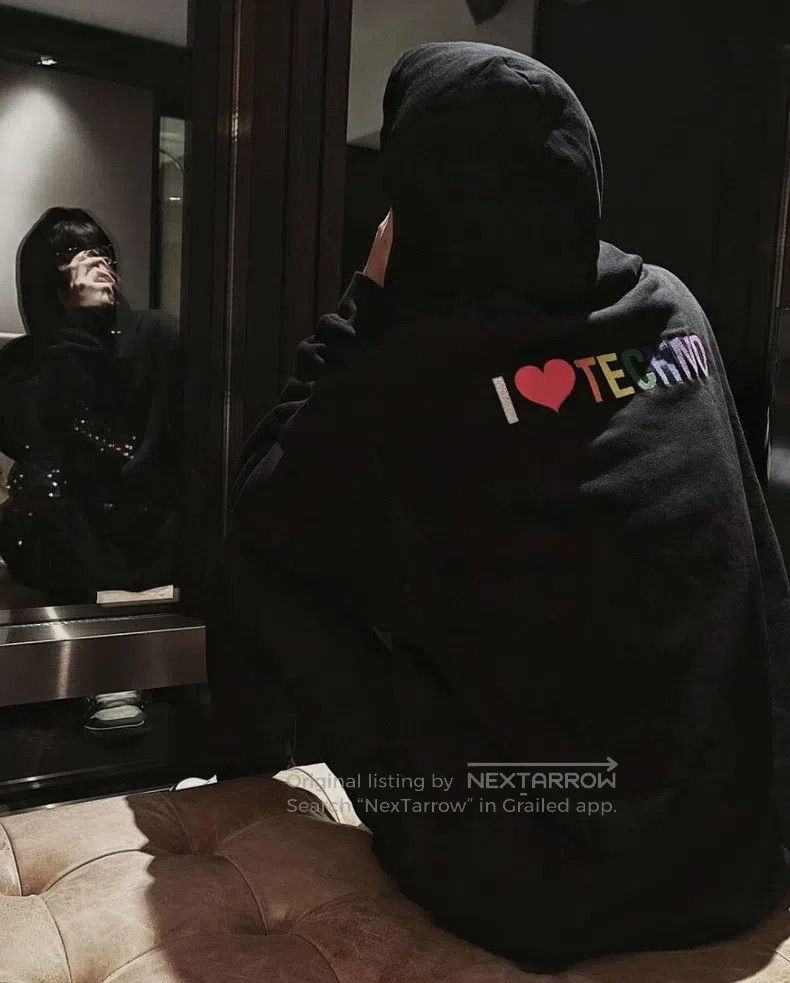 Balenciaga Balenciaga I Love Electronic Music Embroidered Hooded Jack Size US M / EU 48-50 / 2 - 9 Thumbnail