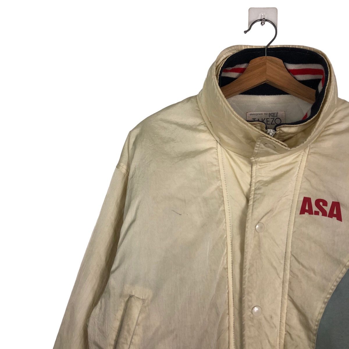 Japanese Brand Vintage Bondage Bomber Jacket Takezo Asa Big Logo Spell Out Size US M / EU 48-50 / 2 - 7 Thumbnail