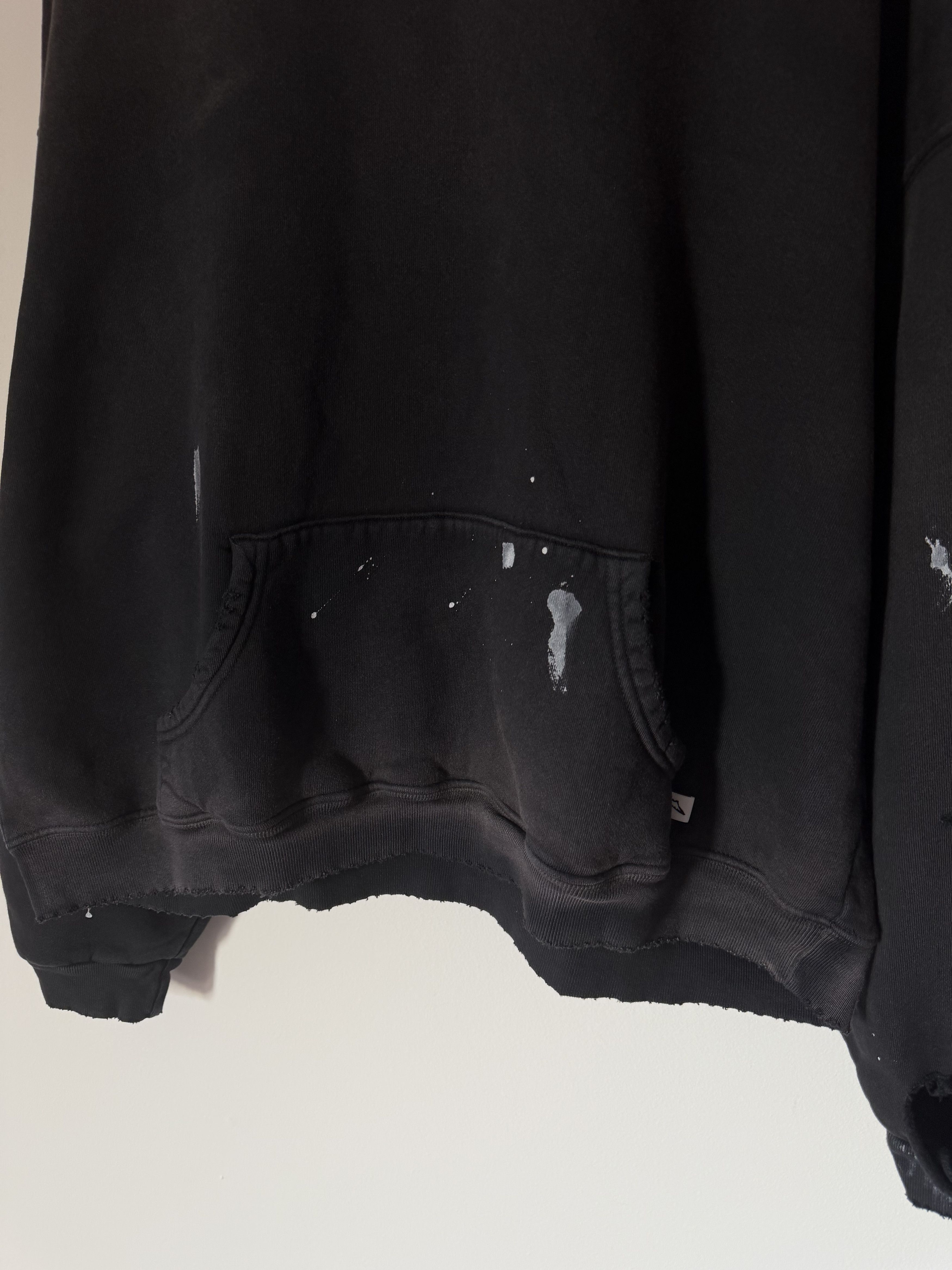Akimbo Club Akimbo Club Watch Peeker Distressed Hoodie Sun Faded Black Size US L / EU 52-54 / 3 - 3 Thumbnail