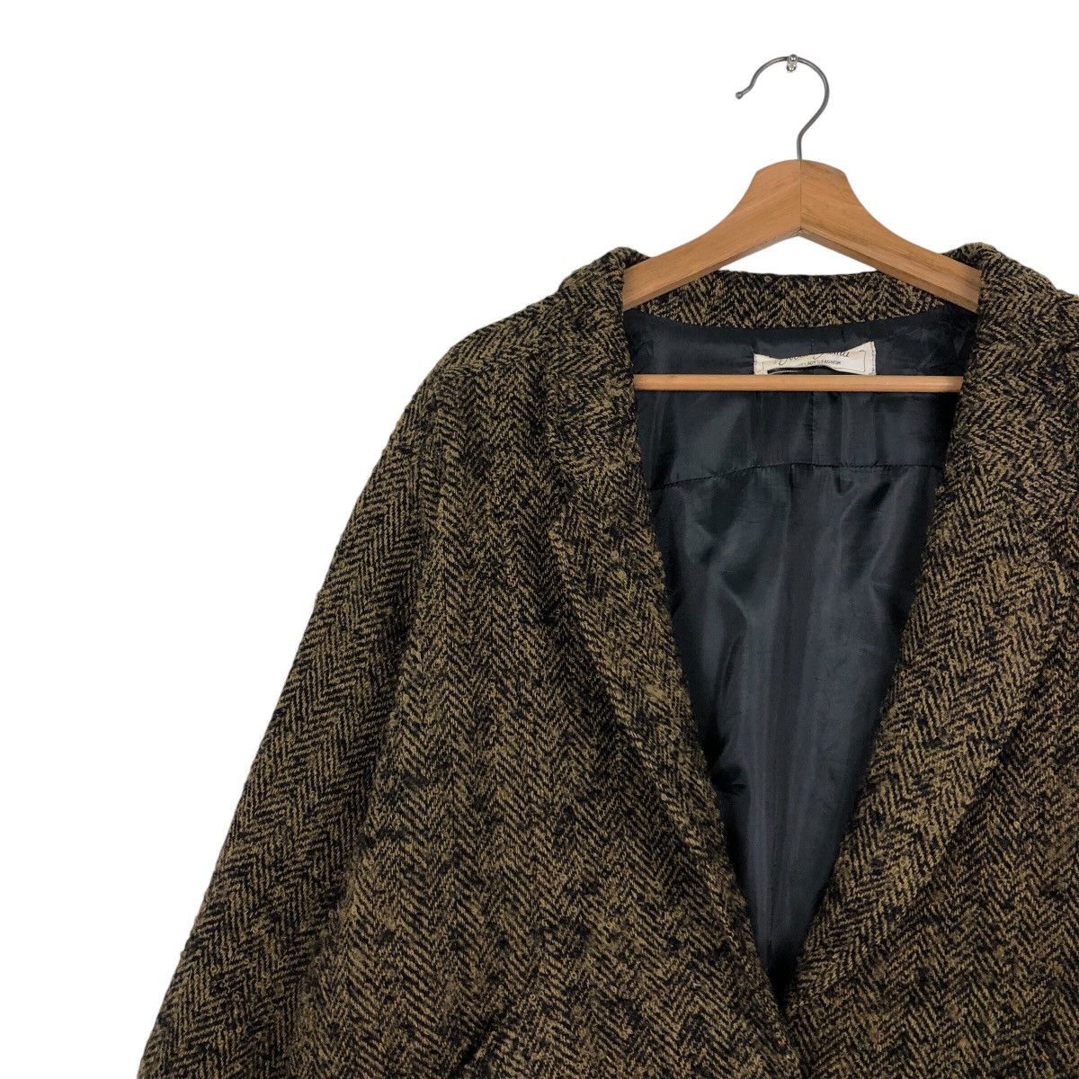 Japanese Brand 📌Vintage Wool Herringbone Bomber Jacket Murayama Kapital Size US M / EU 48-50 / 2 - 8 Thumbnail