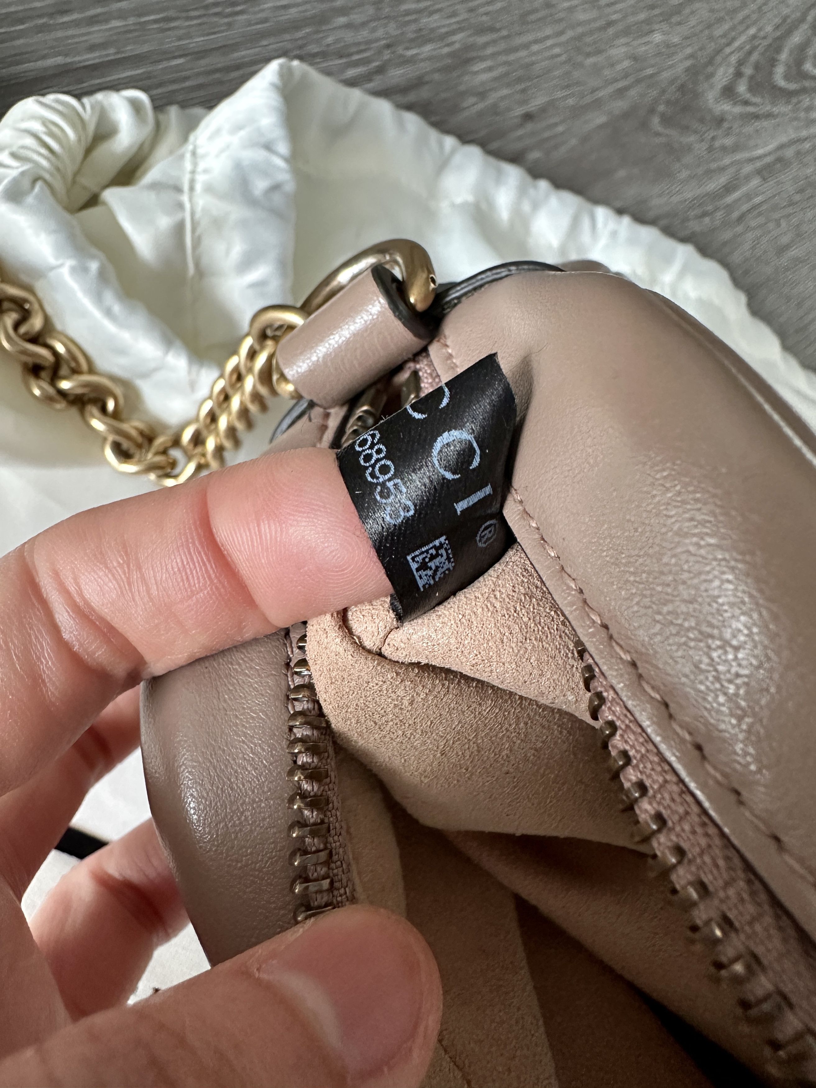 Gucci Gucci GG Marmont Mini Shoulder Bag Dusty Pink Size ONE SIZE - 10 Thumbnail
