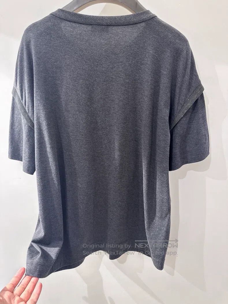 Brunello Cucinelli Brunello Cucinelli Short-sleeve Size M / US 6-8 / IT 42-44 - 6 Thumbnail