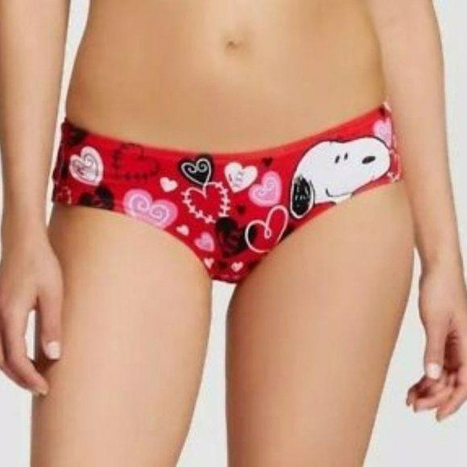 Peanuts Briefly Stated Peanuts Snoopy Valentine Hipster Size XSmall Size ONE SIZE - 1 Thumbnail