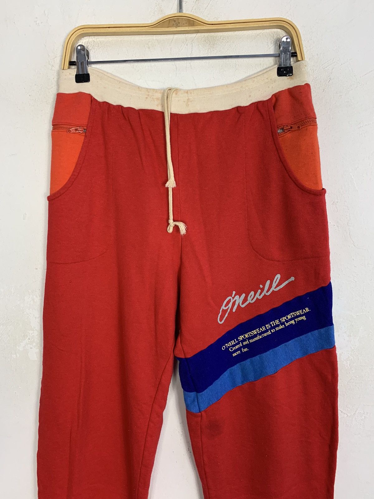 O'Neill 80s Oneill Sportswear Jogger Sweatpant Unisex Size US 30 / EU 46 - 3 Thumbnail