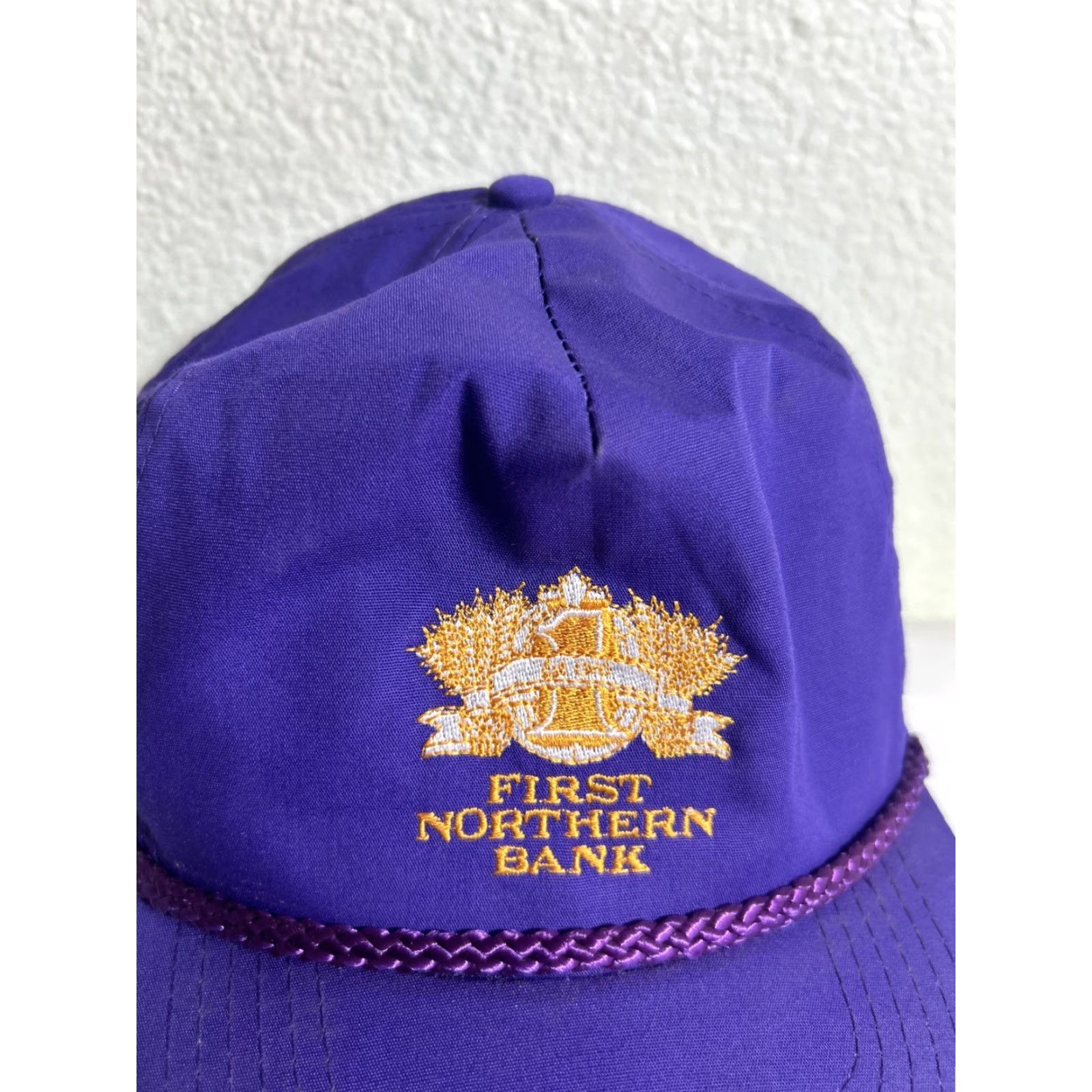Vintage VINTAGE SnapBack Hat Purple Adjustable KC Collections Men One Size Adults Purple Snapback Adjustable Hat Size ONE SIZE - 2 Thumbnail