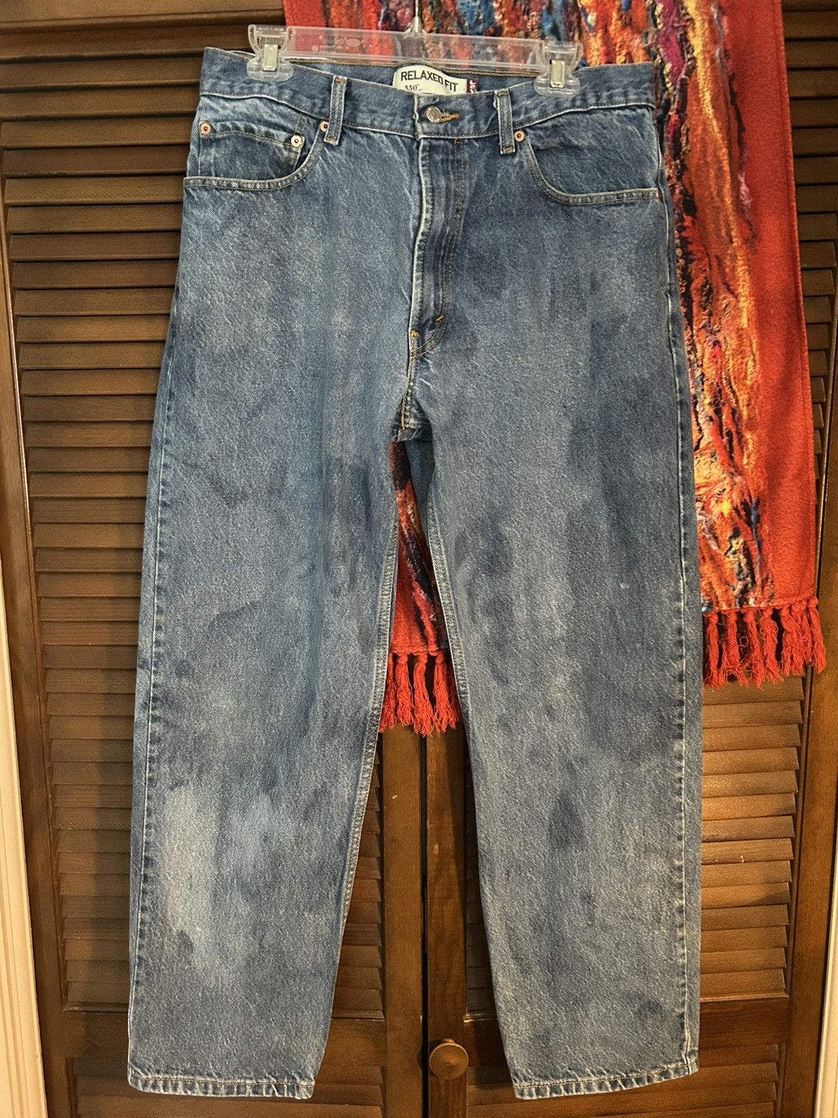 Levi's stained levi denim size 34/30 Size US 34 / EU 50 - 1 Thumbnail