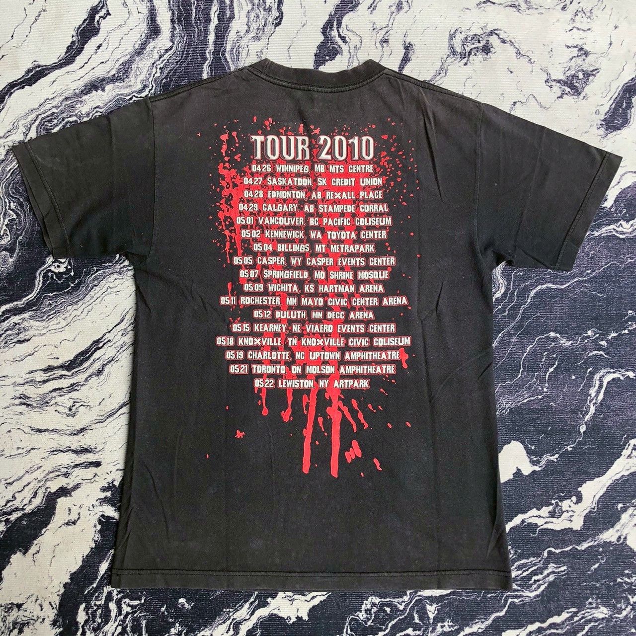 Band Tees Rob Zombie Tour 2010 Vintage Band Tee Size US M / EU 48-50 / 2 - 3 Thumbnail