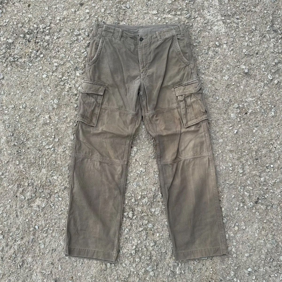 Jungles VINTAGE DOUBLEKNEE TACTICAL FADED UNIQLO JAPANESE CARGO PANT Size US 32 / EU 48 - 1 Thumbnail