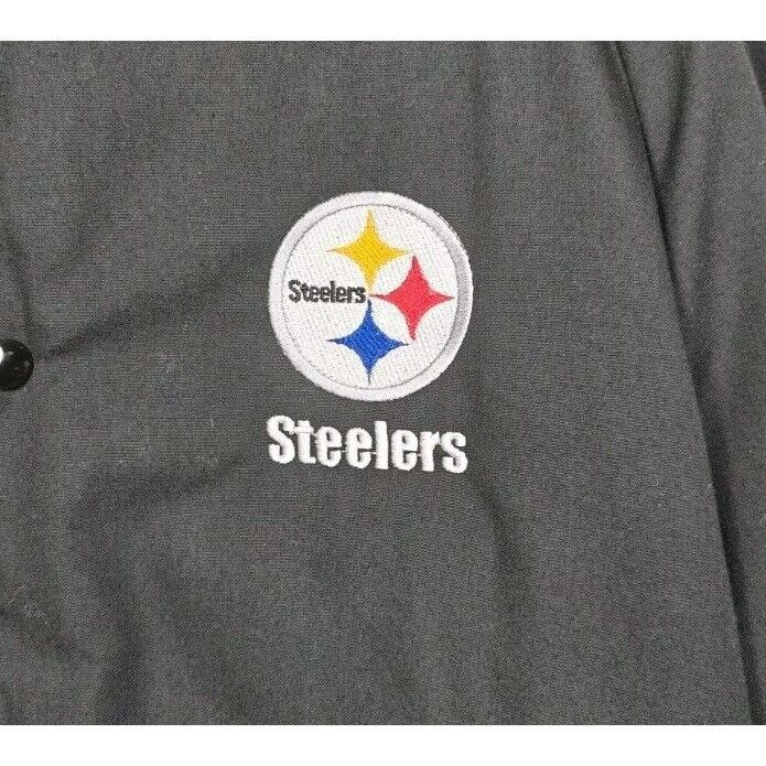 Vintage Vintage Pittsburgh Steelers Bomber Jacket Black Size Large W Size US L / EU 52-54 / 3 - 10 Thumbnail