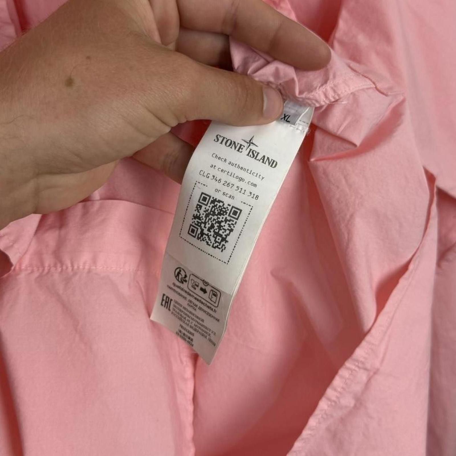 Stone Island Stone Island Logo Shirt Size US XL / EU 56 / 4 - 4 Thumbnail