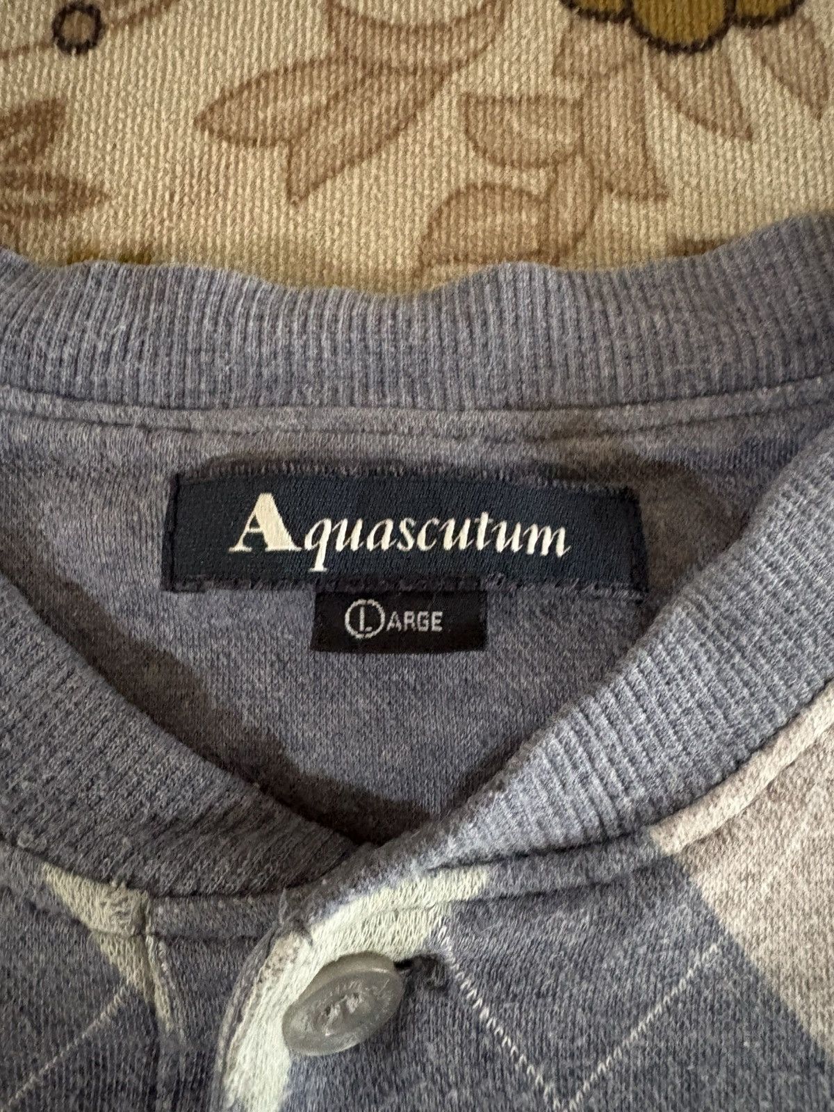 Aquascutum Japanese Brand Aquascutum Long Sleeve Tee Size US L / EU 52-54 / 3 - 4 Thumbnail