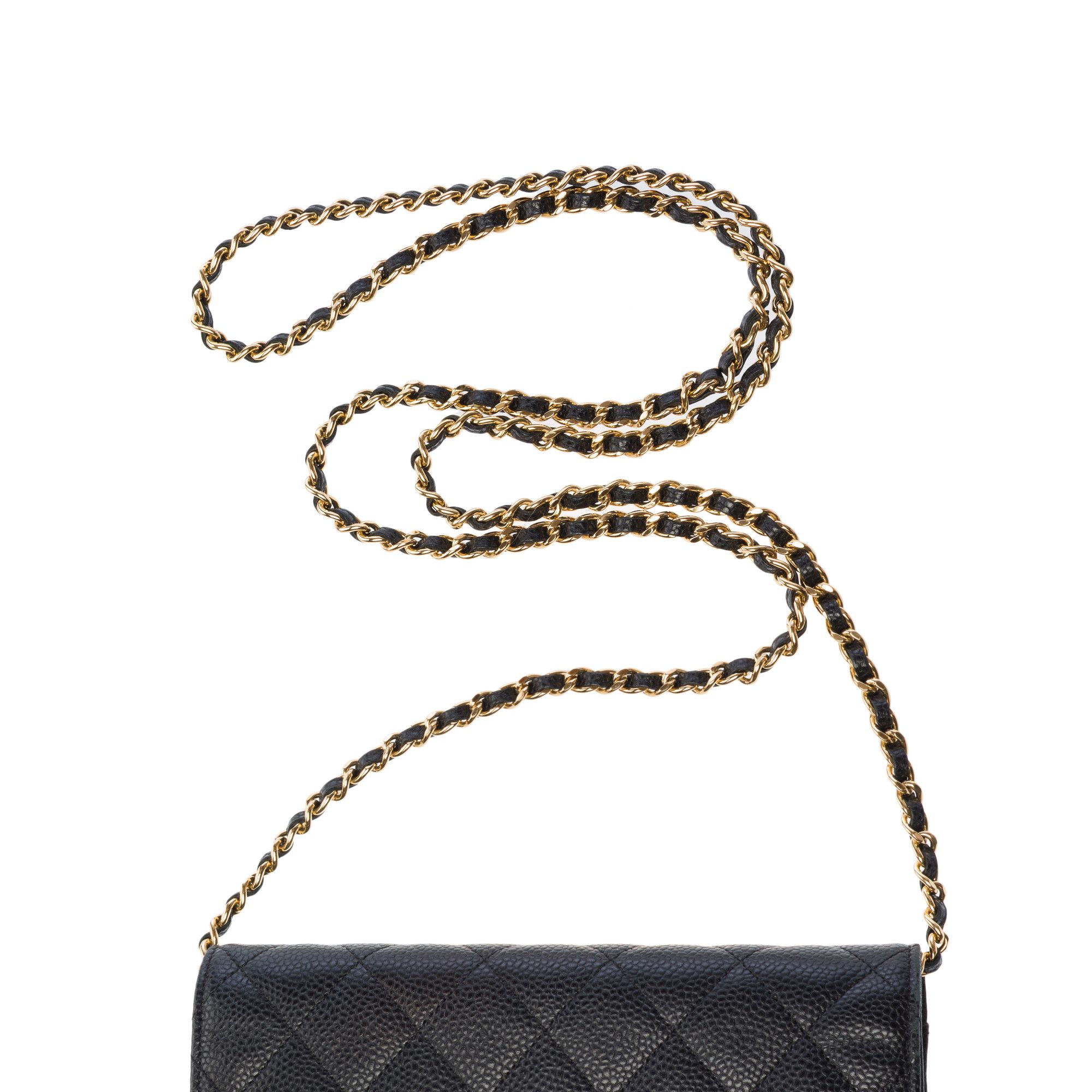 Chanel Chanel Wallet on Chain in Black Leather Size ONE SIZE - 10 Thumbnail