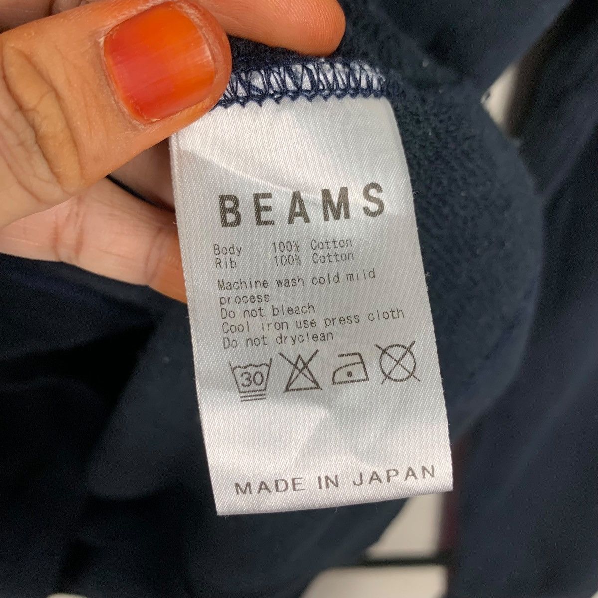 Beams Plus BEAMS Center Logo Crewneck Sweatshirt #3605-C165 Size US L / EU 52-54 / 3 - 10 Thumbnail