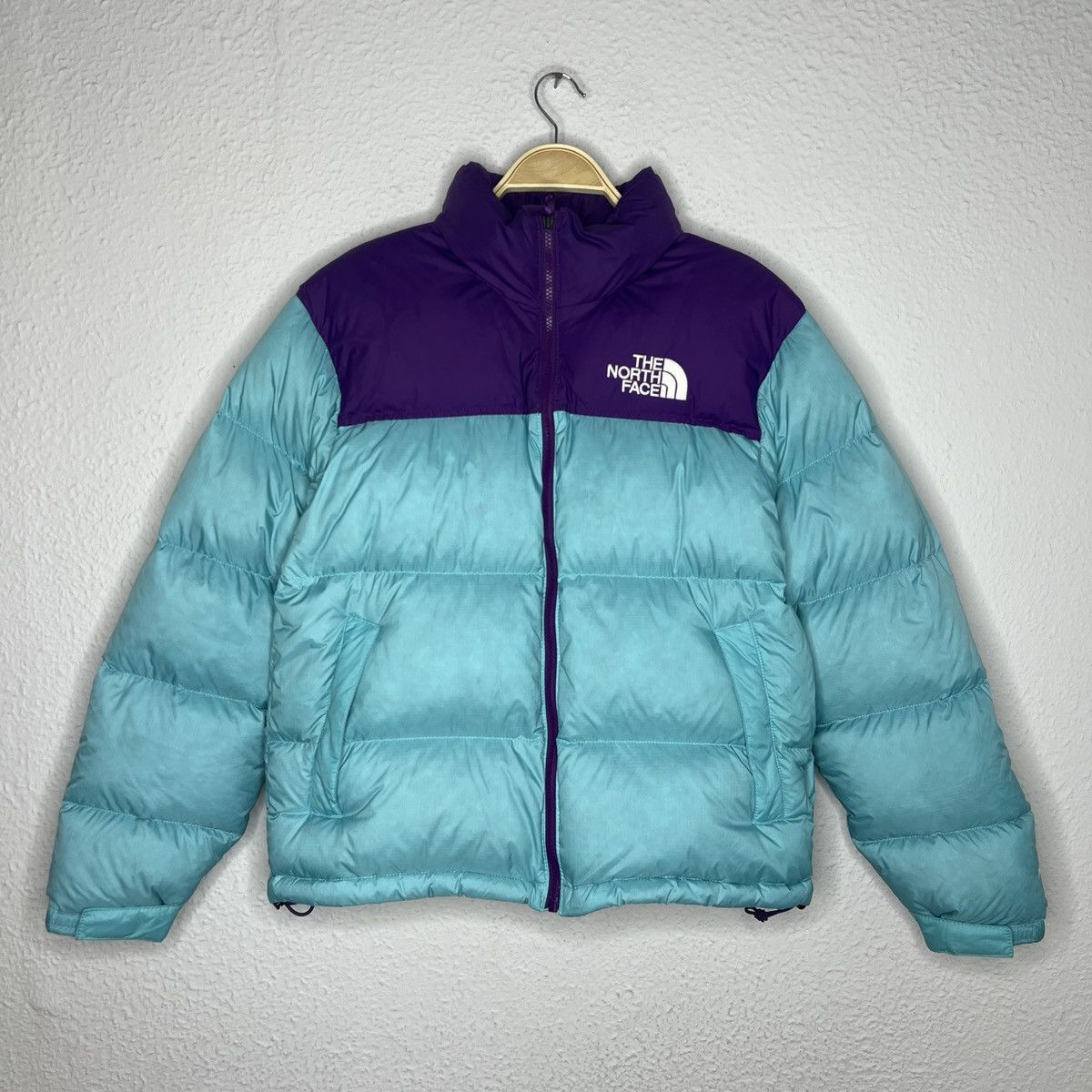 The North Face The North Face Nuptse 700 Turqoise Blue Purple Logo Puffer Size US S / EU 44-46 / 1 - 11 Thumbnail