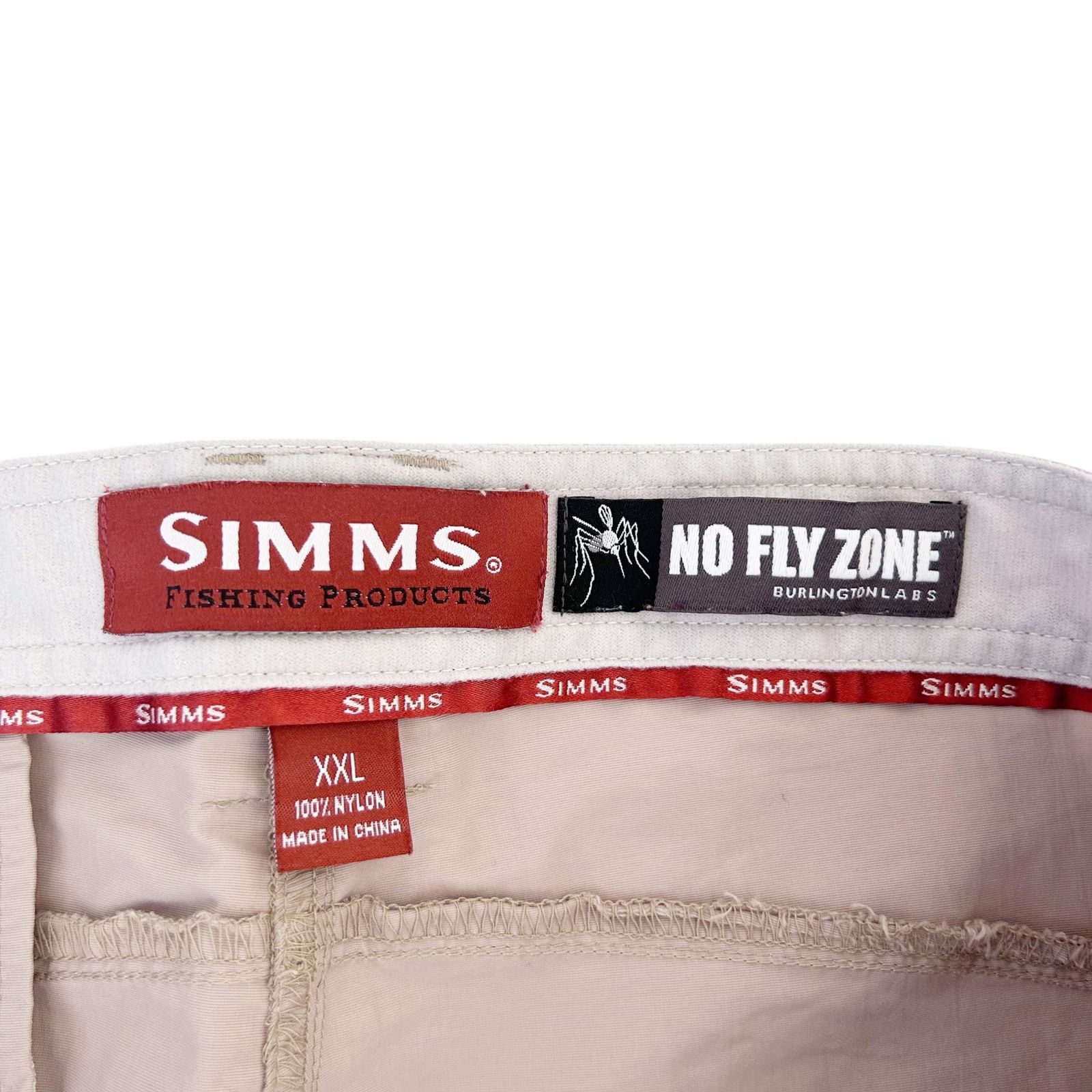 Simms Simms No Fly Zone Tan Nylon Fishing Pants Sz XXL Size US 40 / EU 56 - 2 Thumbnail
