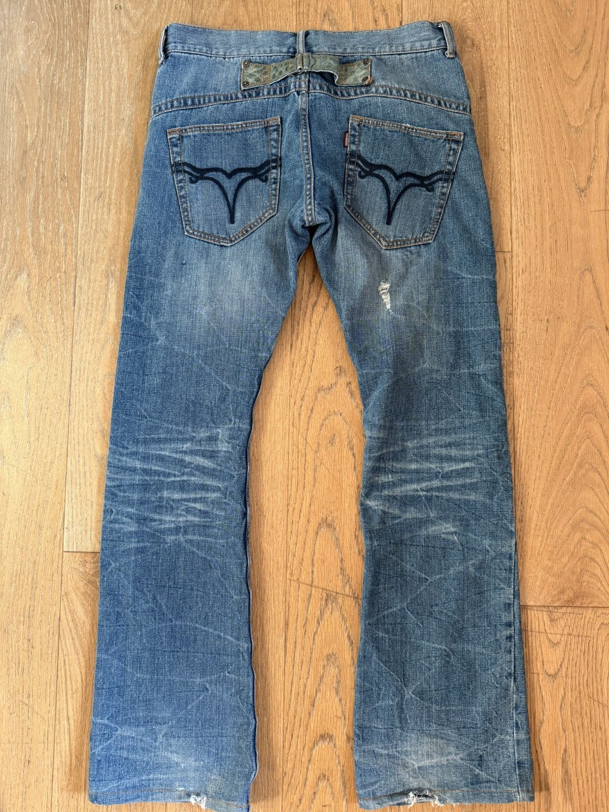 JACKROSE Jack Rose Vintage Bootcut Denim Size US 33 - 4 Thumbnail