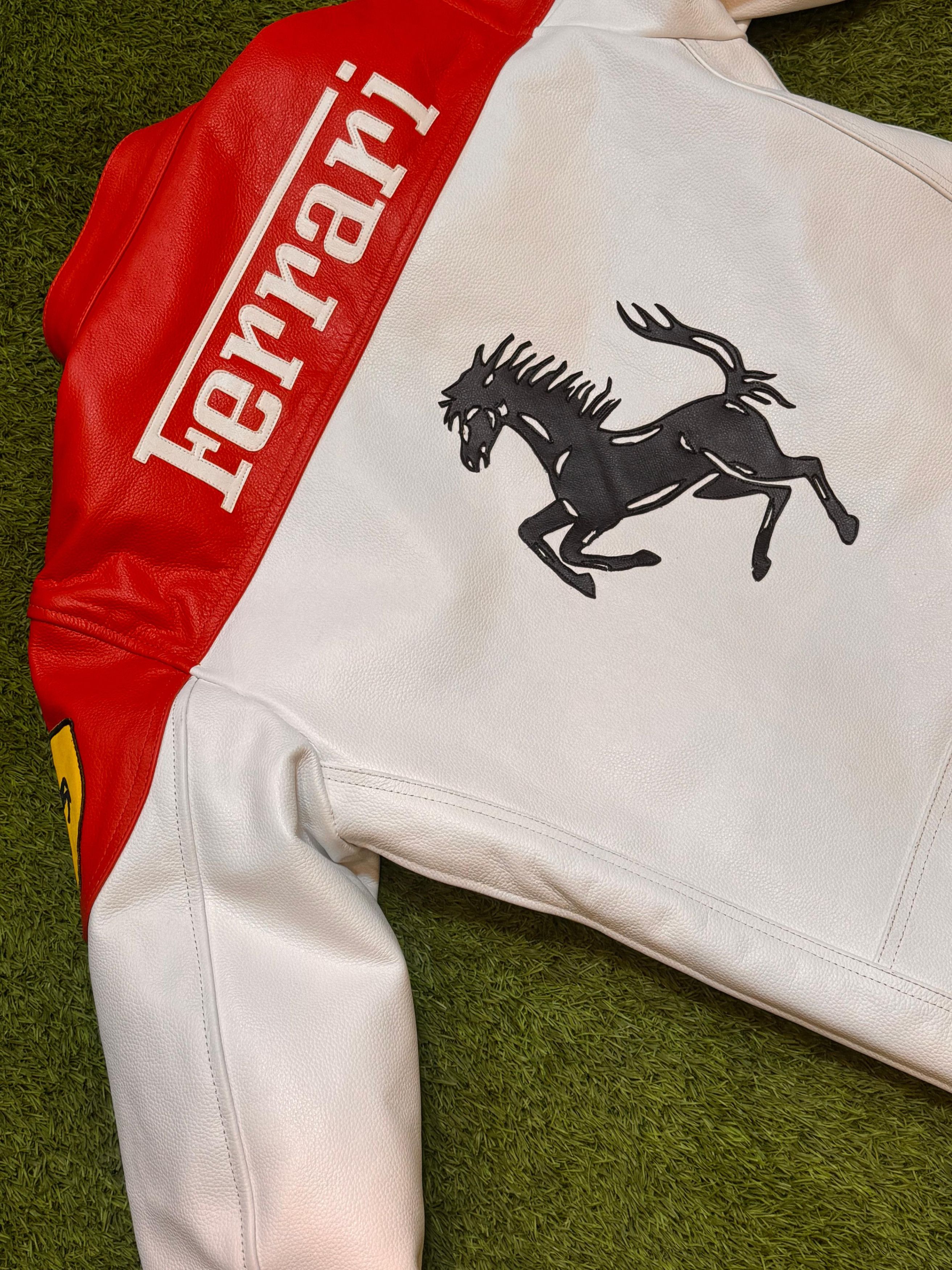 Ferrari × Vintage Vintage Ferrari Leather Jacket Size US L / EU 52-54 / 3 - 8 Thumbnail