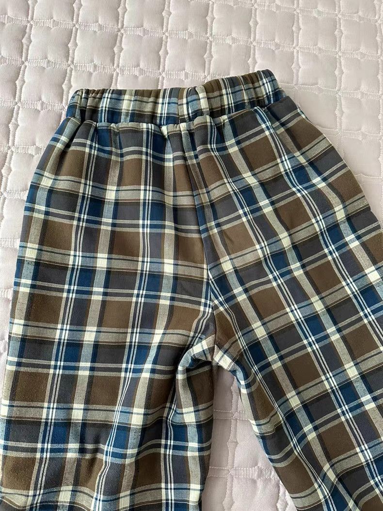 Seven 7 Seven4lee Plaid Fleece Pants Size US 32 / EU 48 - 2 Thumbnail
