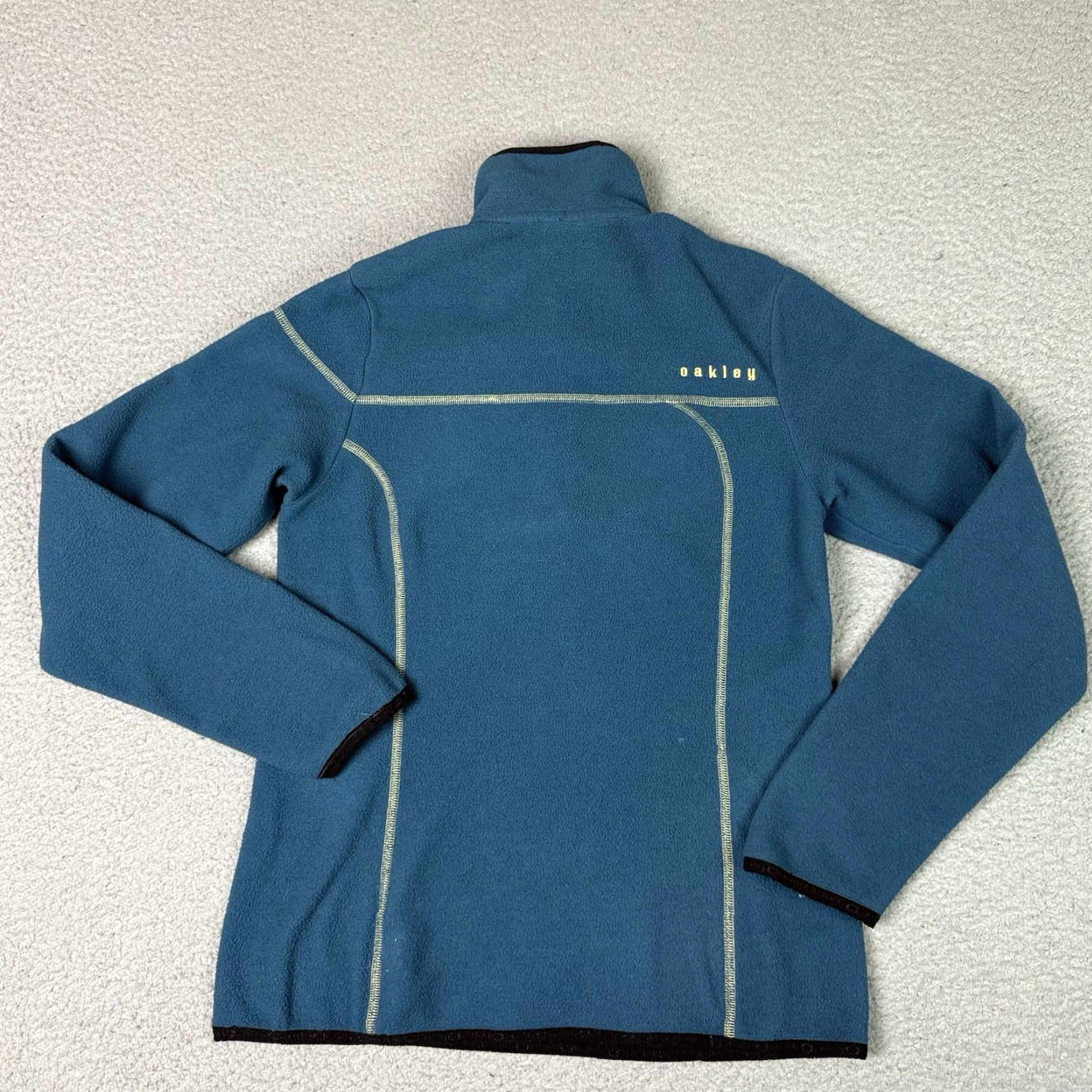 Oakley VINTAGE Oakley Pullover Sweatshirt S Blue 1/4 Zip Fleece Mock Neck Men Regular Long Sleeve Athletic Activewear Clothing Size US S / EU 44-46 / 1 - 4 Thumbnail